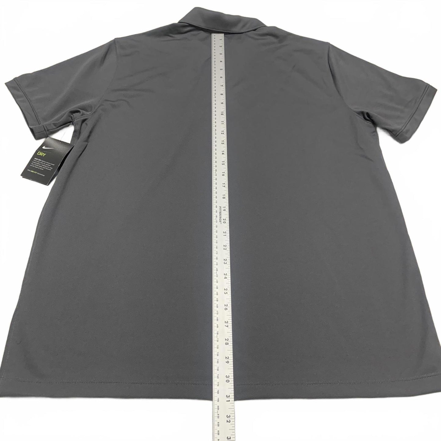 Nike Dri-FIT Gray Polo Shirt with MK Illumination Logo