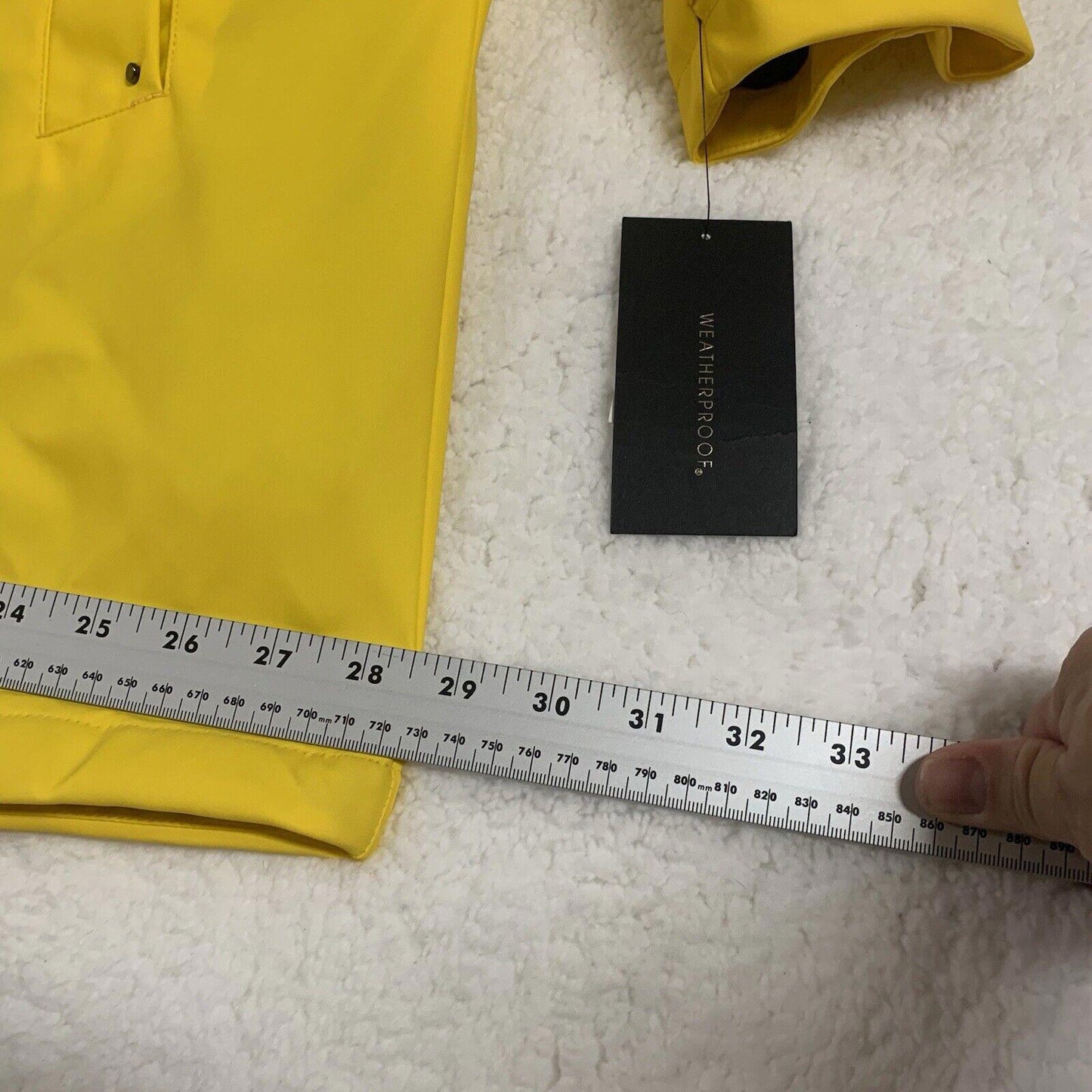 Weatherproof Men’s Raincoat Waterproof Sunflower Jacket 2XL Yellow NWT