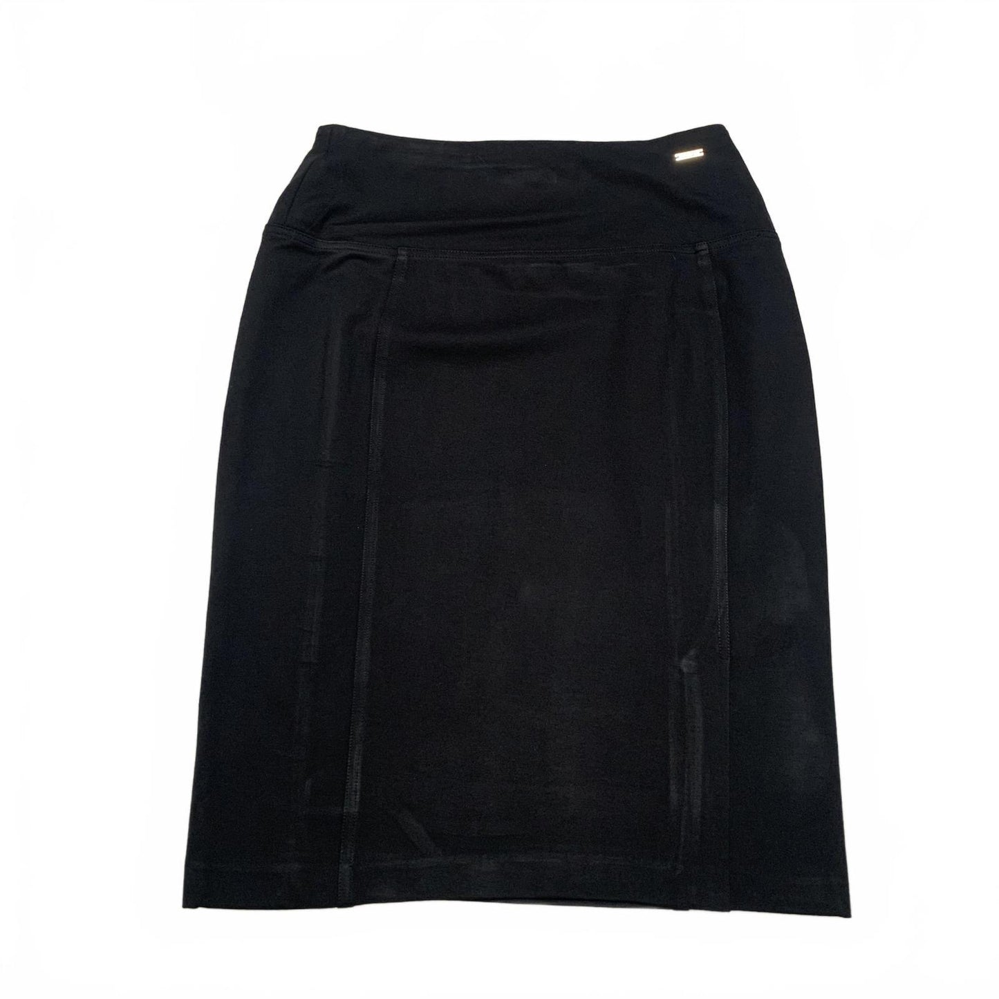 Ivanka Trump Womens Black Elegant Pencil Skirt Stretch 30" Waist Pull On