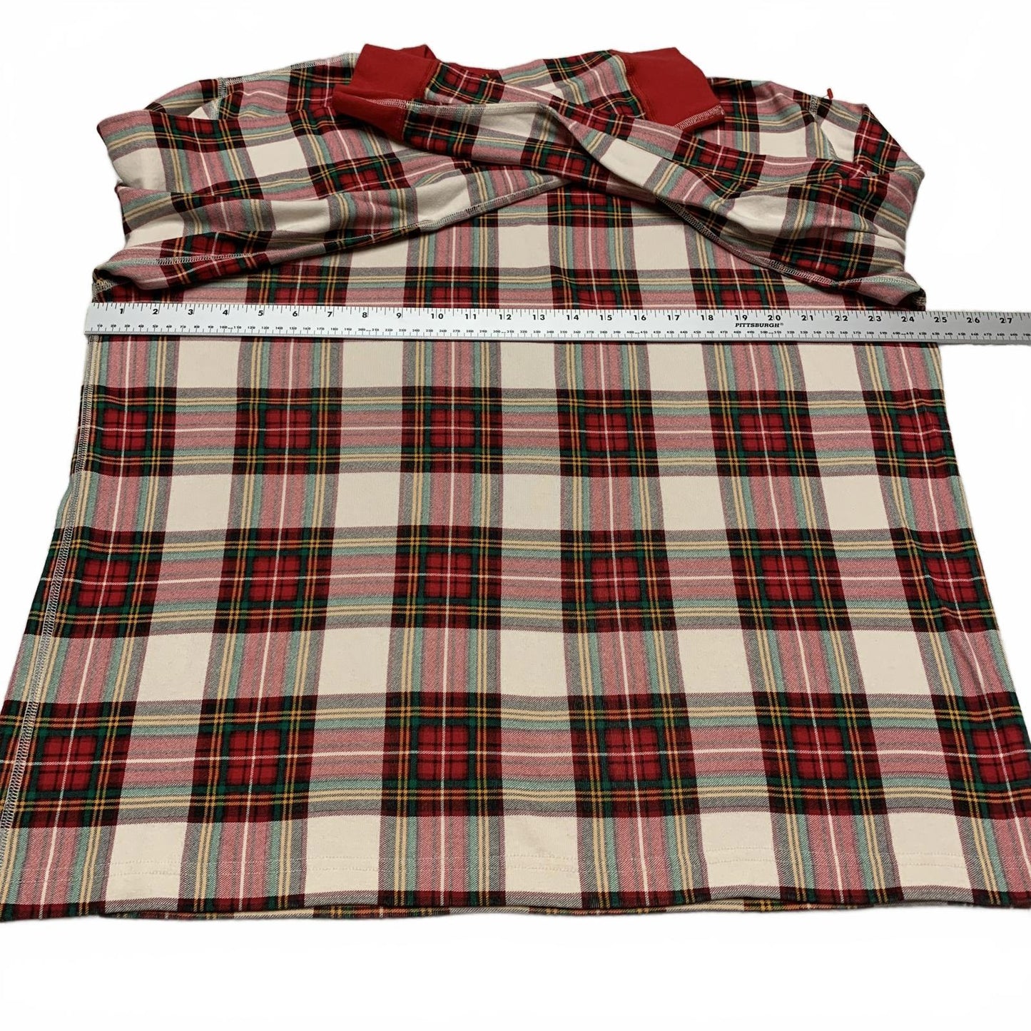 VTG Hanna Andersson Womens Size XXL Red Plaid Long Sleeve Shirt Organic Cotton