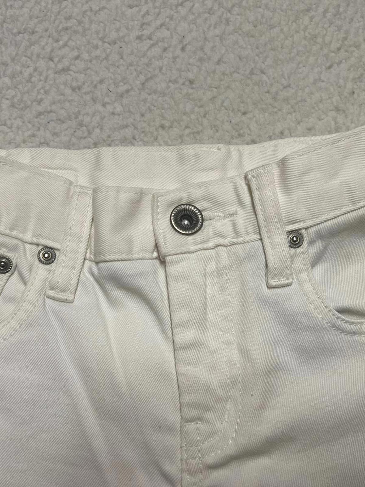 23KU Premium Denim by Onward Kashiyama Women's White Japanese Jeans 27x24.5