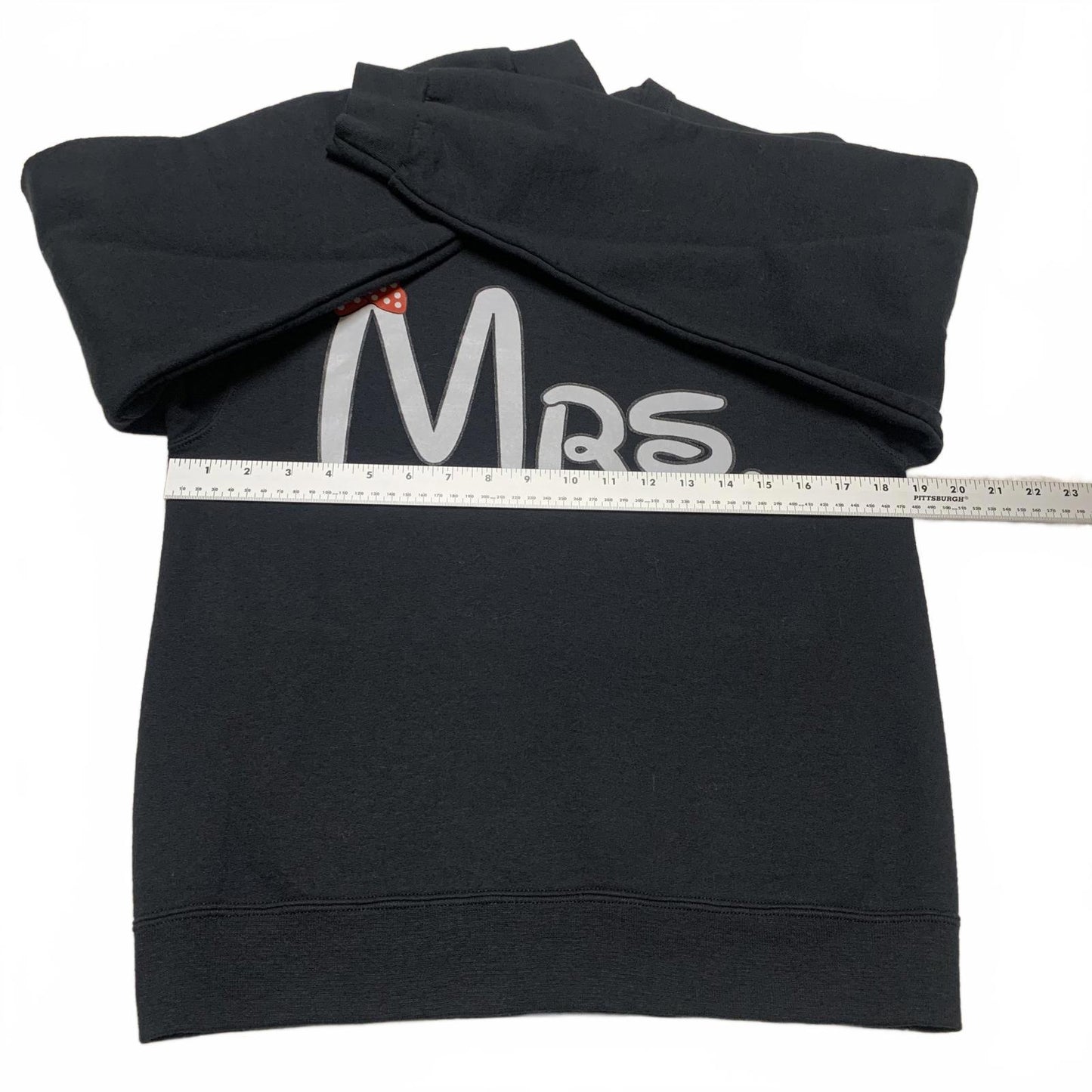 Jerzees Couples Matching Mr & Mrs Sweatshirts Small Large Black