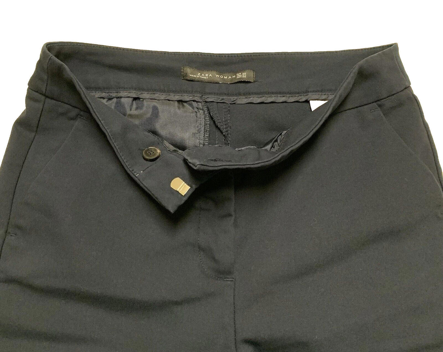 Zara Dress Pants Women’s Size 4 Dark Navy Blue Straight Leg