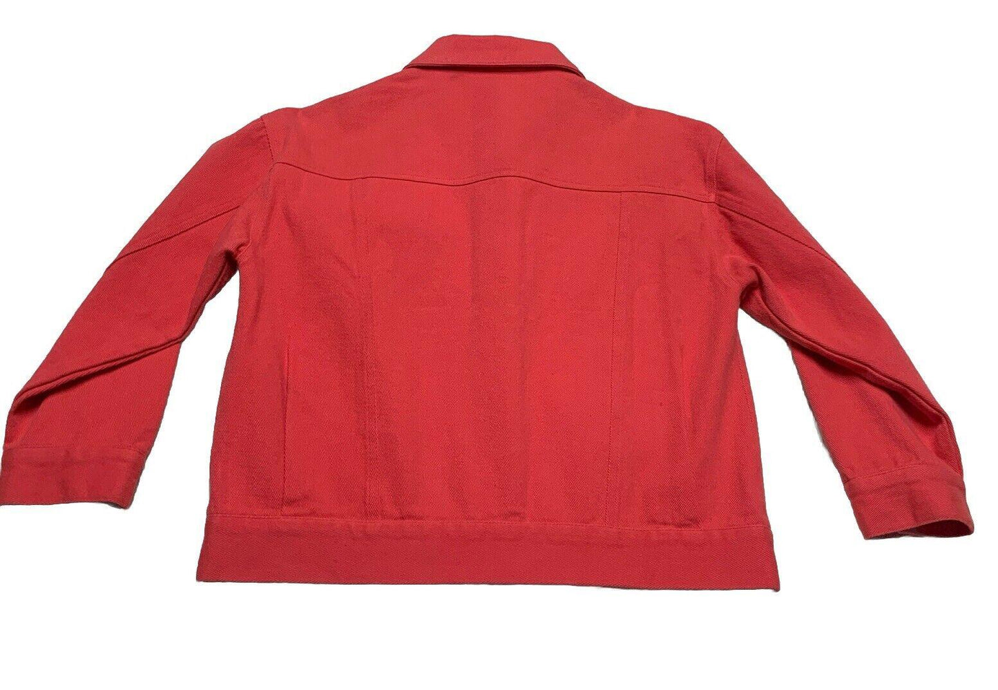 Anthropologie Pepaloves Women’s Small Cranberry Jean Jacket