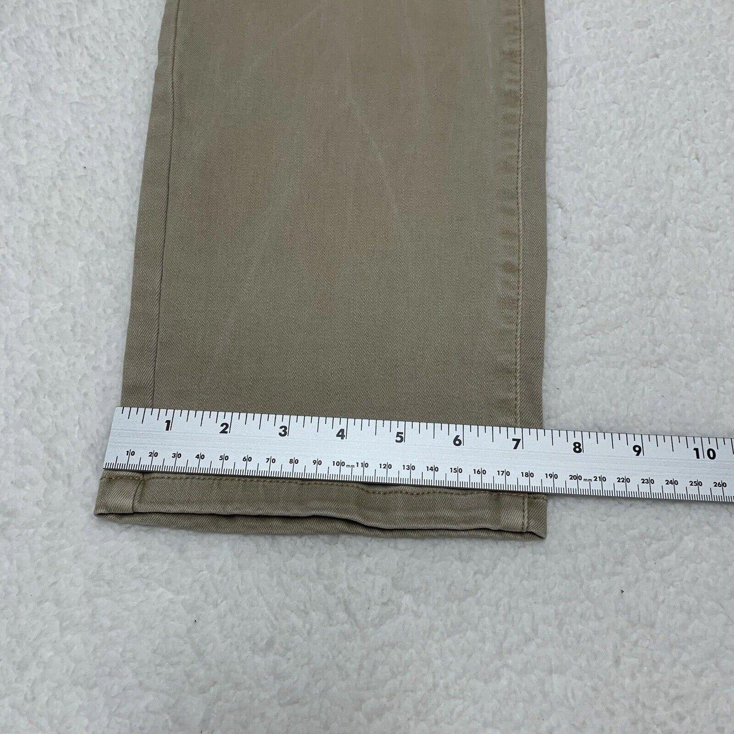 Nic+Zoe Jeans Women’s Size 32 Tan Patch Front Pocket Beige