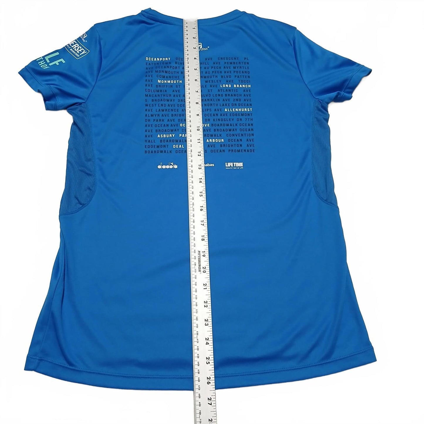 Diadora Men's Size M Unisex NJ Marathon T-Shirt Sport Performance Tee