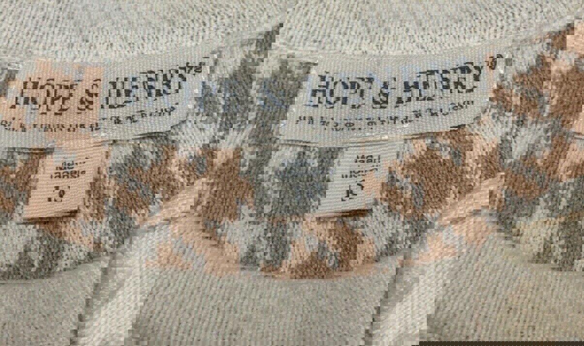 Hope & Henry Girls Size 10 Ivory Beige Houndstooth Sheath Dress Bow Knee Length