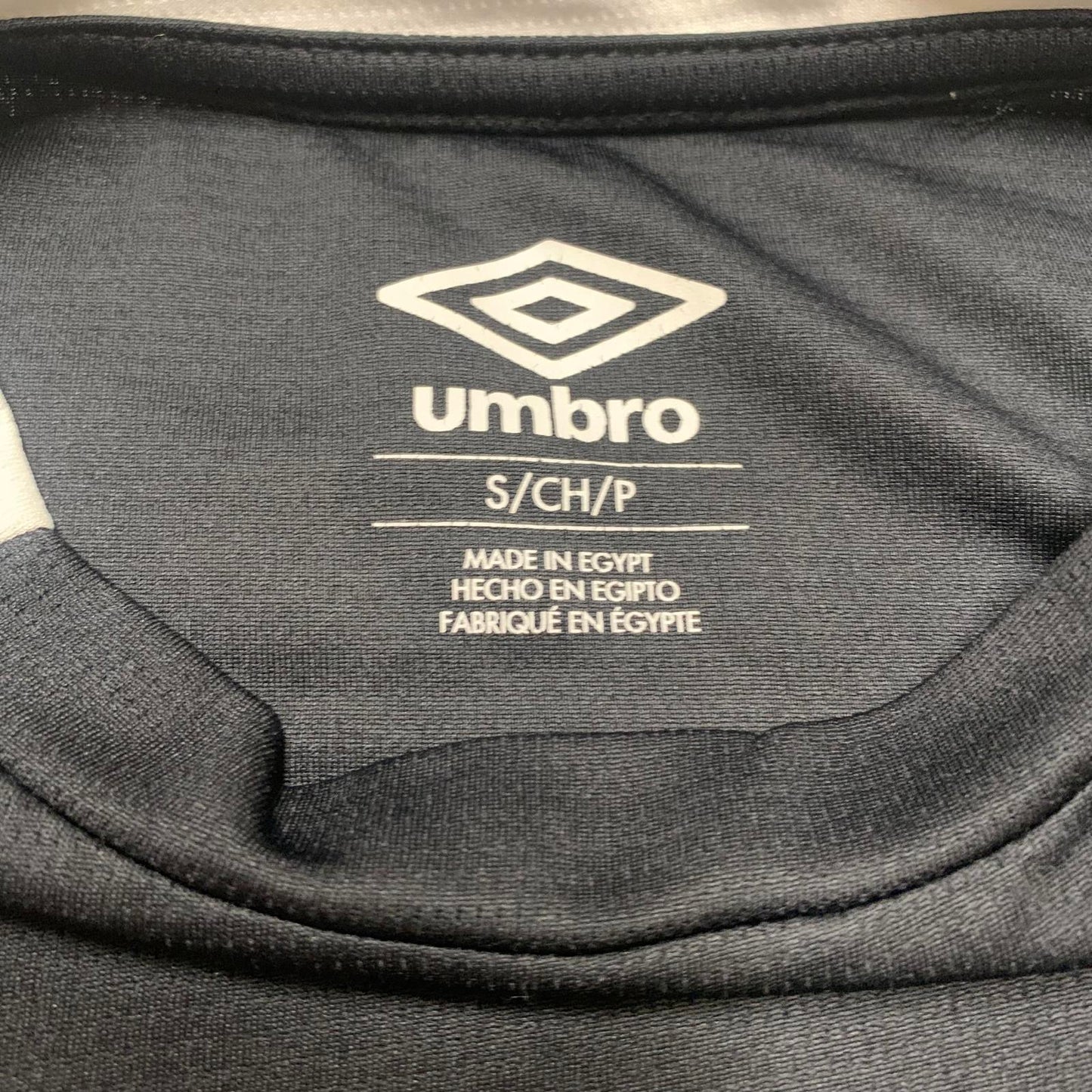Umbro Unisex Youth Size Small Black NYC Footy Soccer Jersey