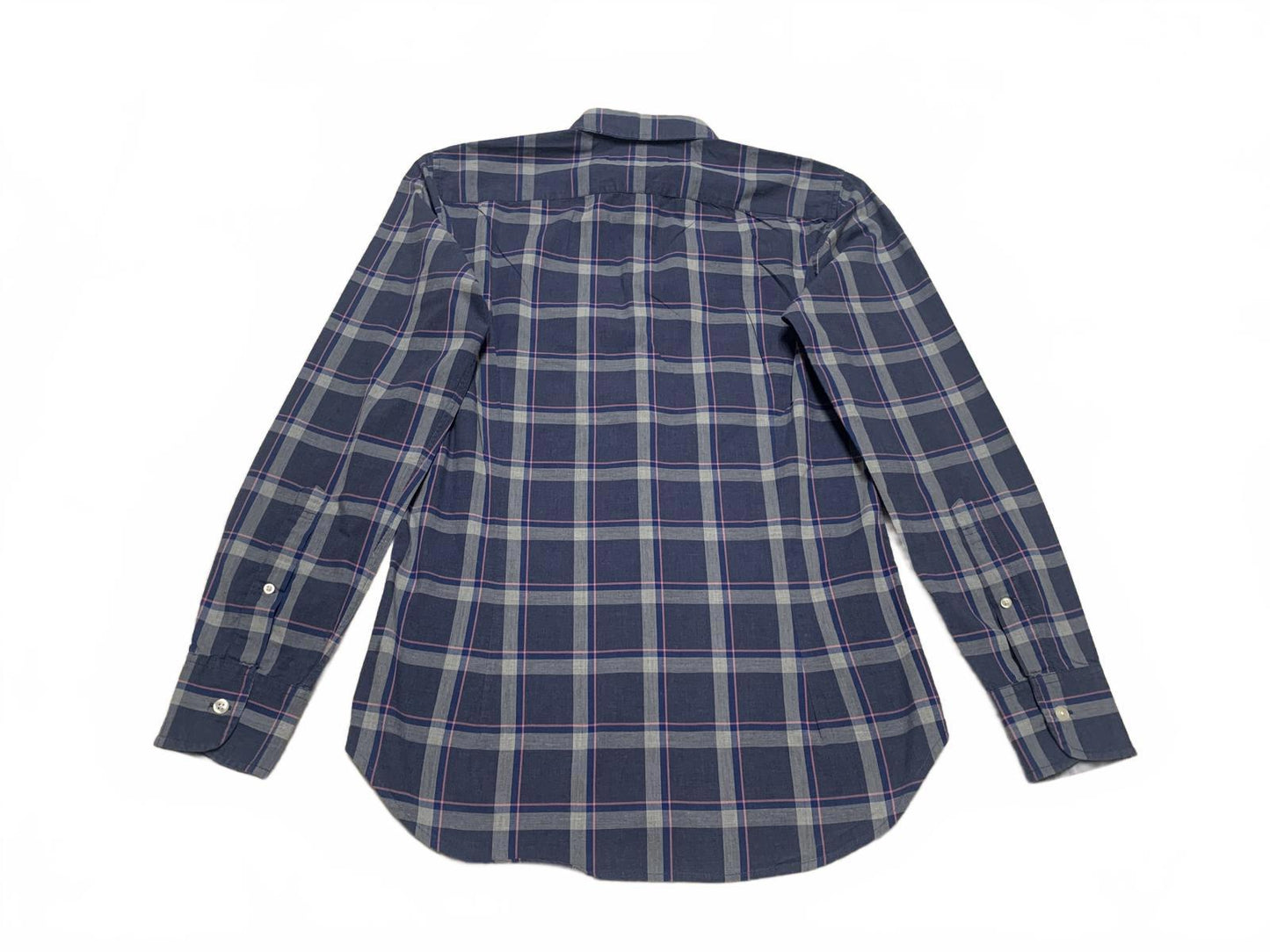 Bonobos Men's Size Small Blue Tailored Fit Plaid Shirt