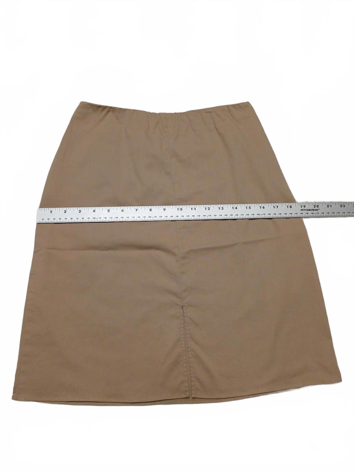 Banana Republic Womens Sz 2 Beige W28 Stretch Mini Skirt