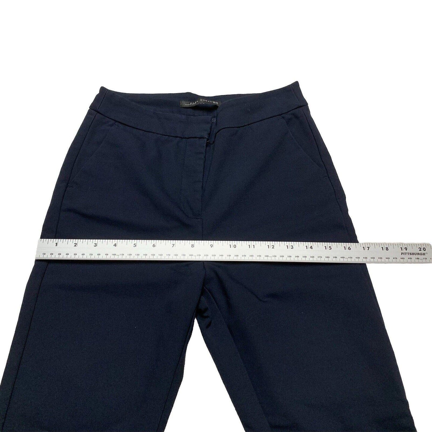 Zara Dress Pants Women’s Size 4 Dark Navy Blue Straight Leg