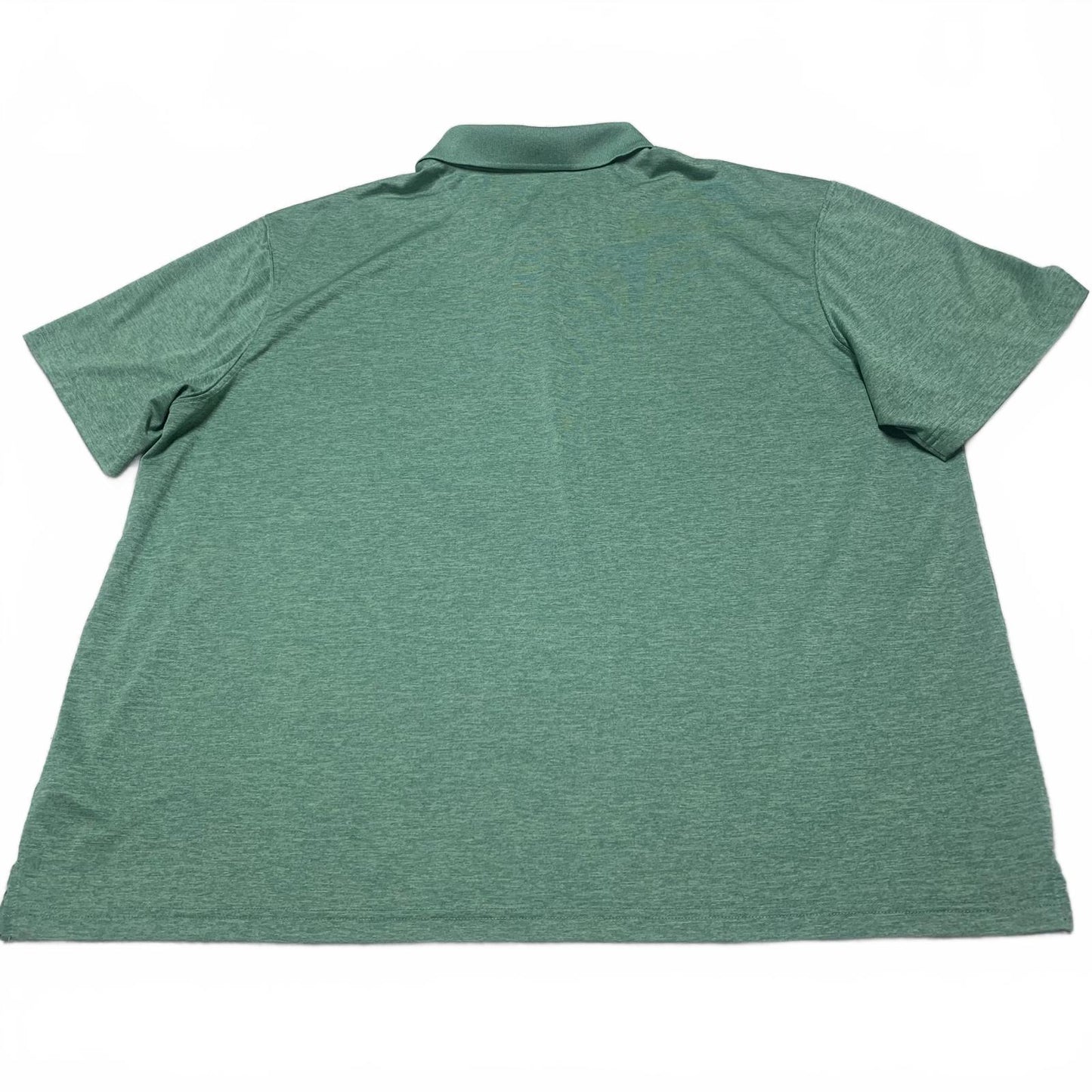 Haggar Mens Size XXLarge Green Comfort Fit Polo Shirt