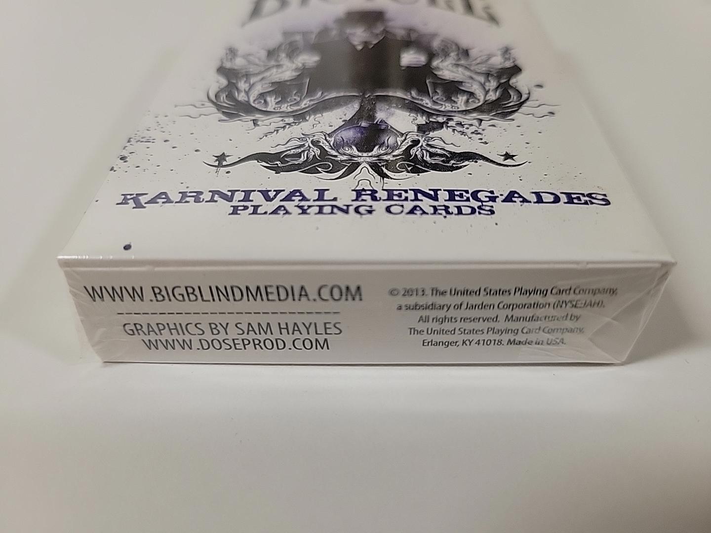 Bicycle Purple Karnival Renegades Playing Cards Unique Design