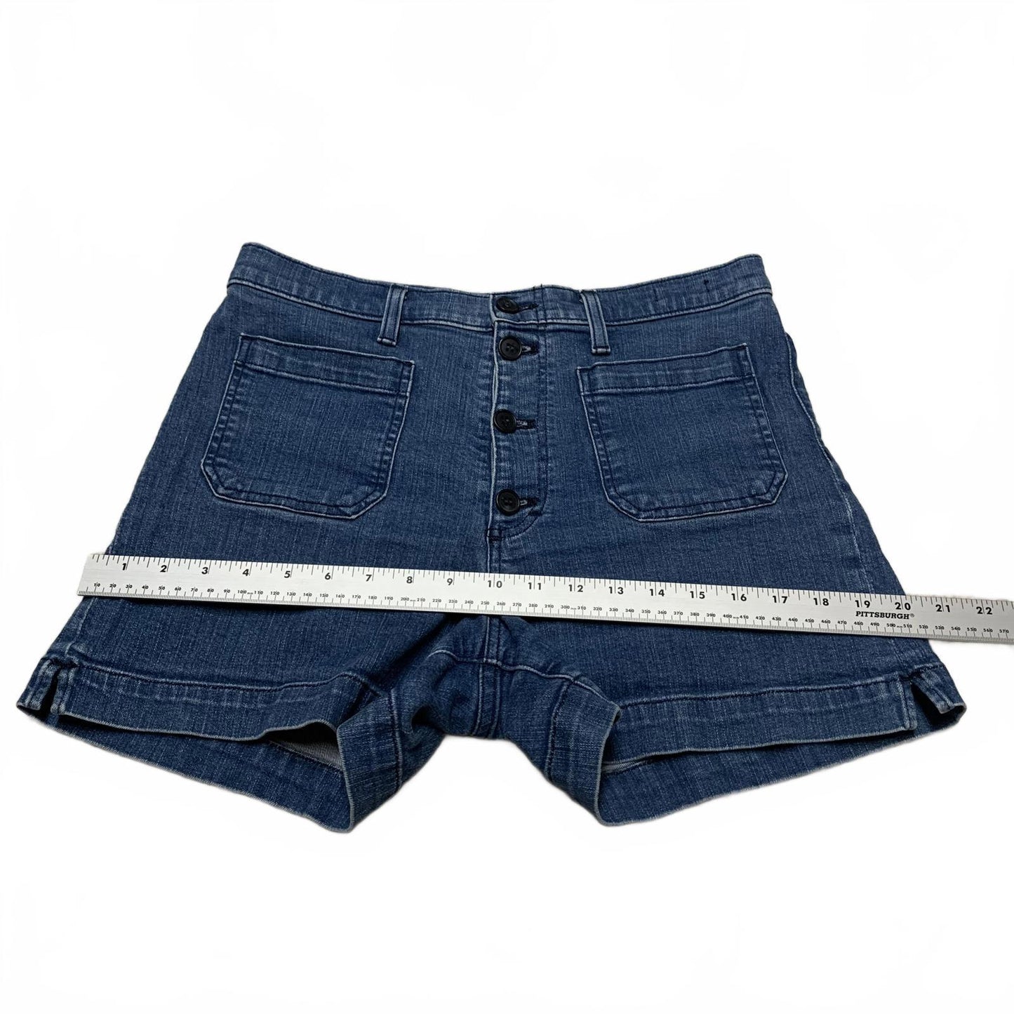 J. Crew Womens Size 29 High-Waisted Denim Shorts Button Fly