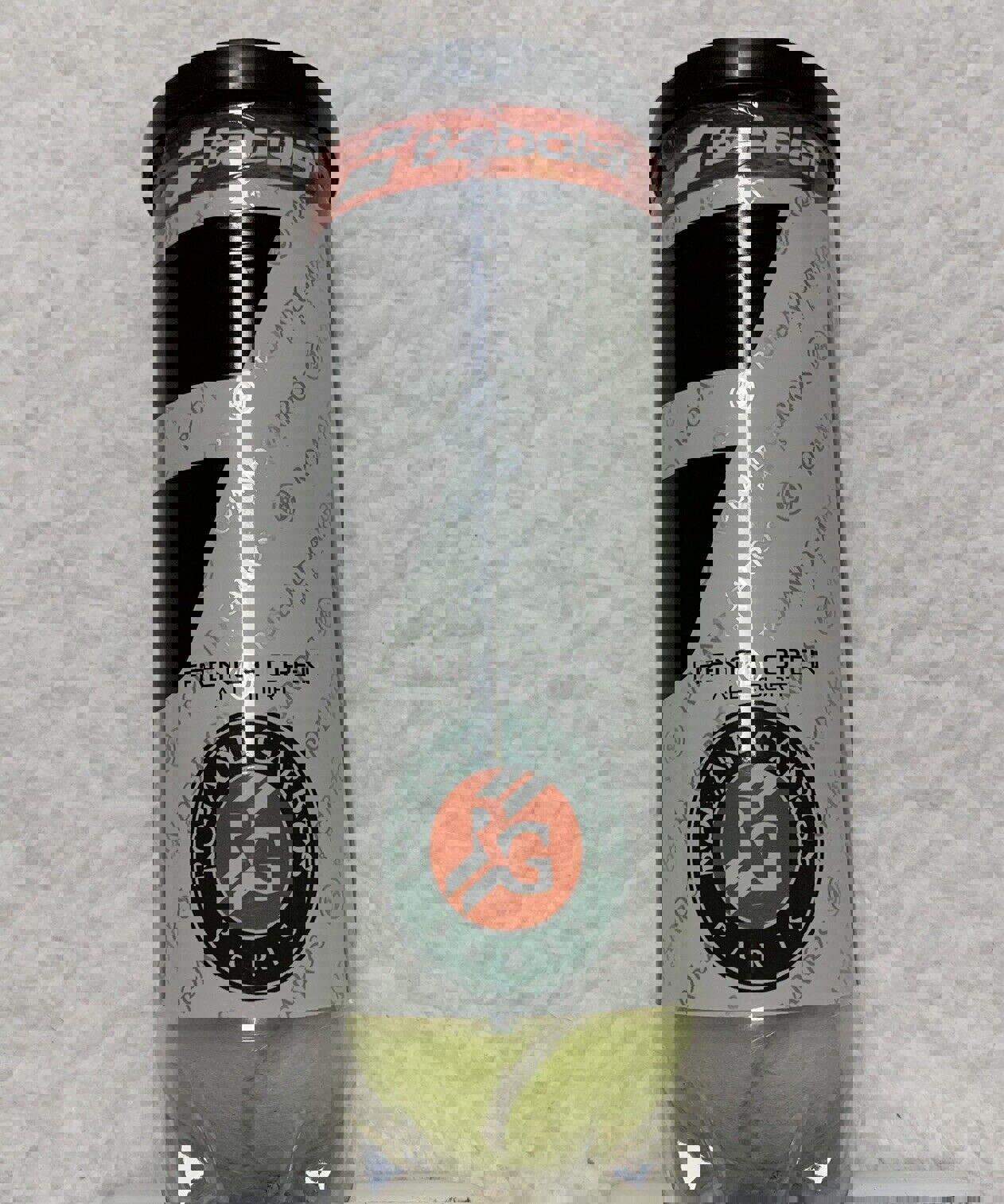 Babolat French Open All Court Tennis Balls Roland Garros 3 Ball Set In Tube