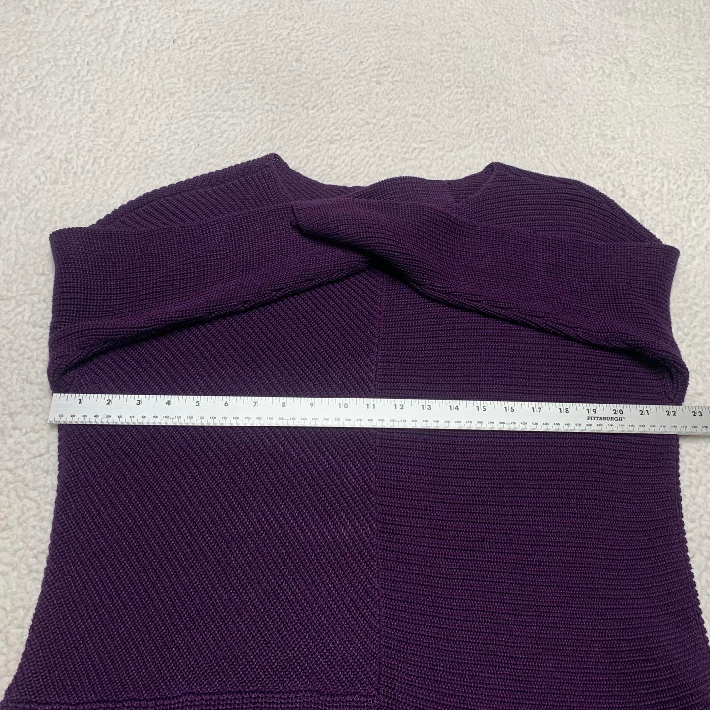 Ralph Lauren Women's Size 1X Purple Knit Sweater