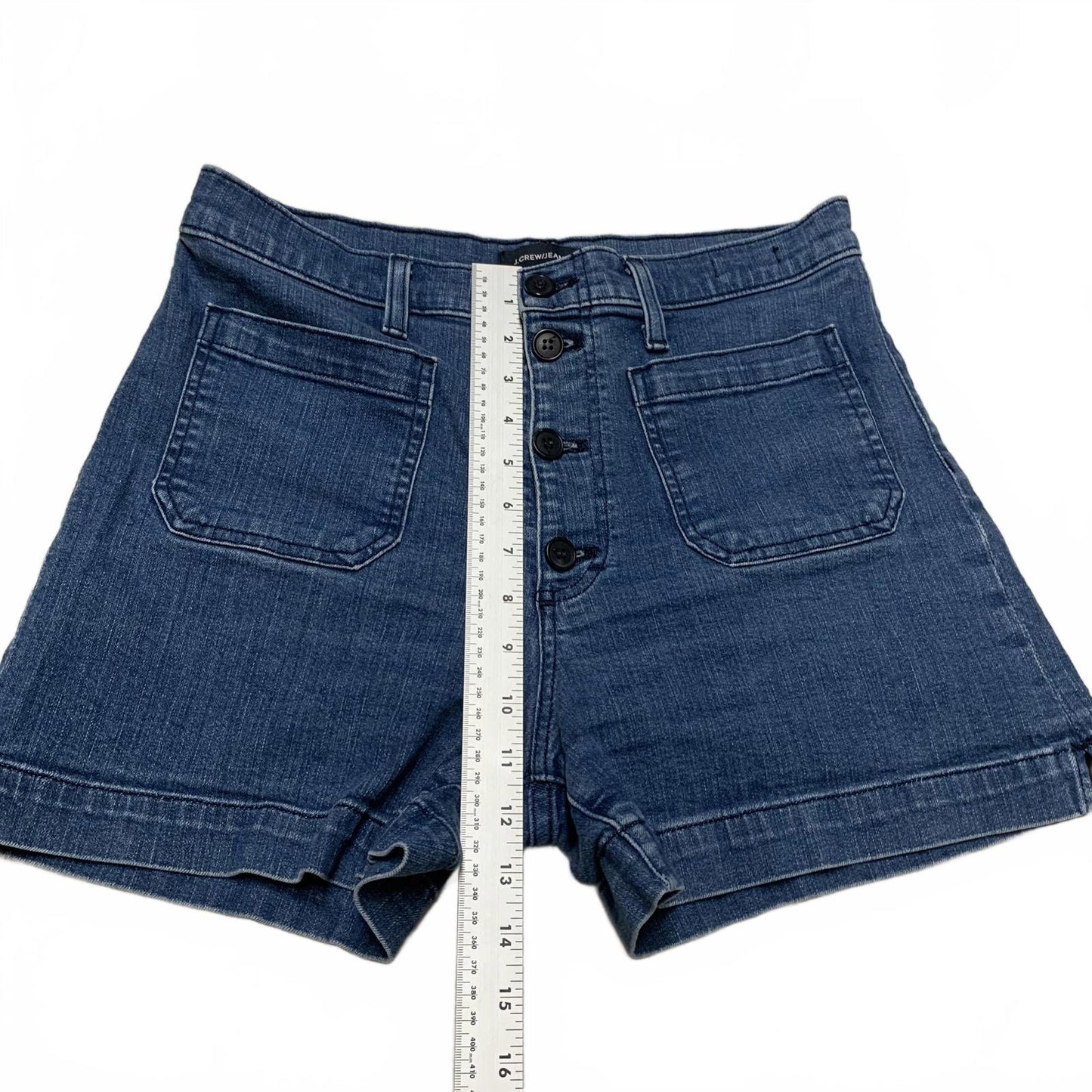 J. Crew Womens Size 29 High-Waisted Denim Shorts Button Fly