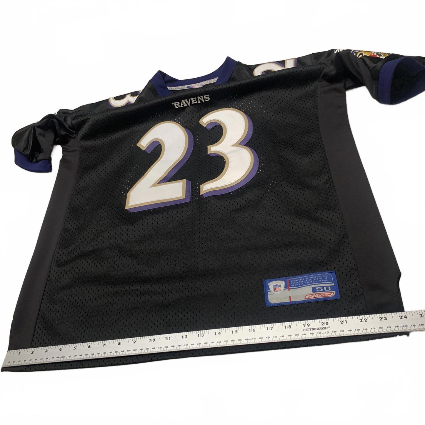 Baltimore Ravens Willis McGahee Jersey Reebok Sz 50 Autehentic