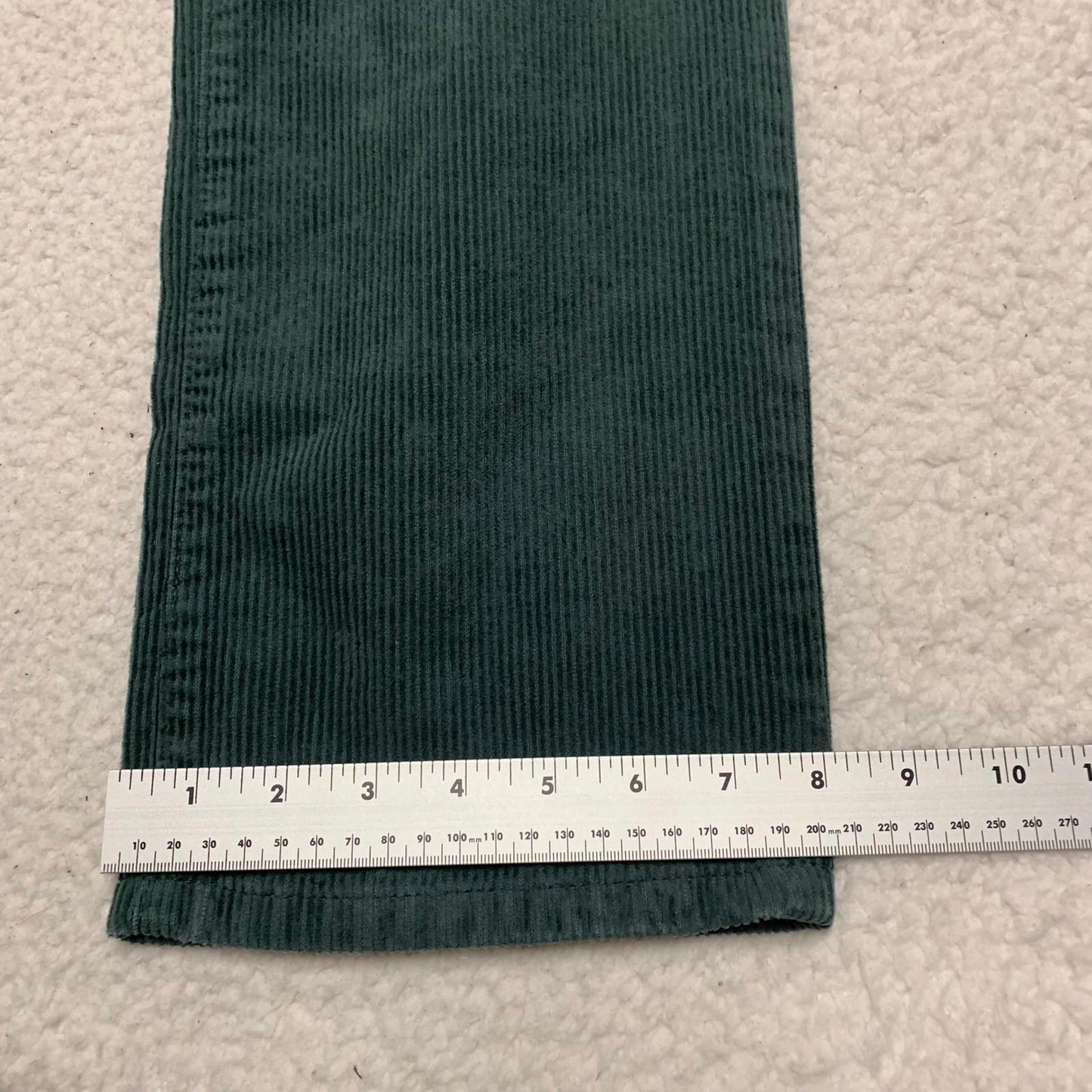 Pacsun Women's Size S Green Loose Fit Elastic Waist Corduroy Pants 30 X 28.75