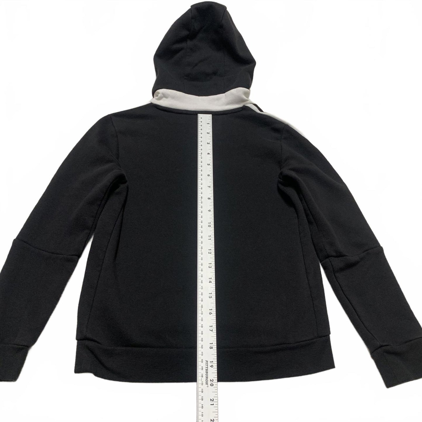 Adidas Youth Medium Black Soccer Club Hoodie Pequanock No 25