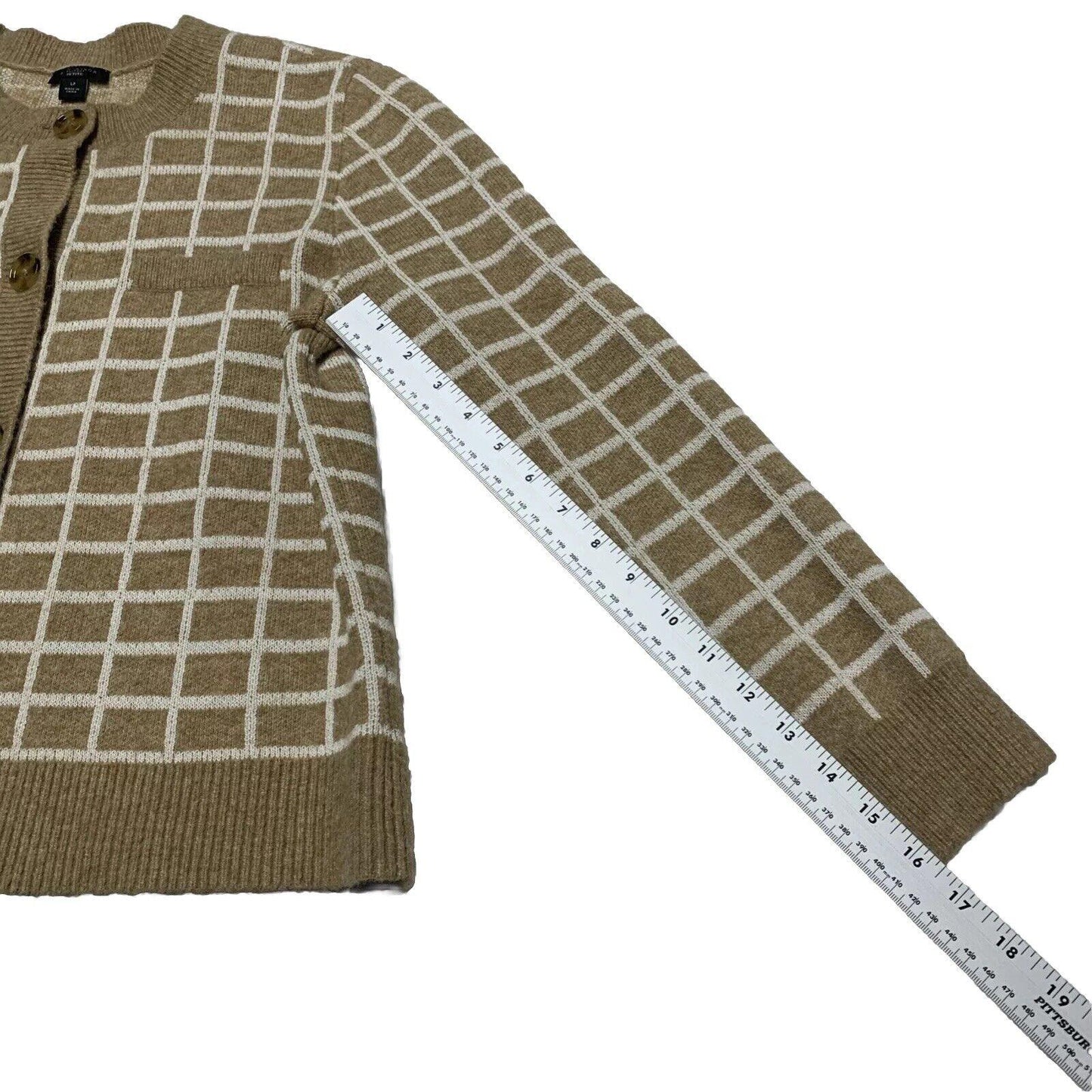 Ann Taylor Women’s Large Petite Beige Tan Sweater Jacket