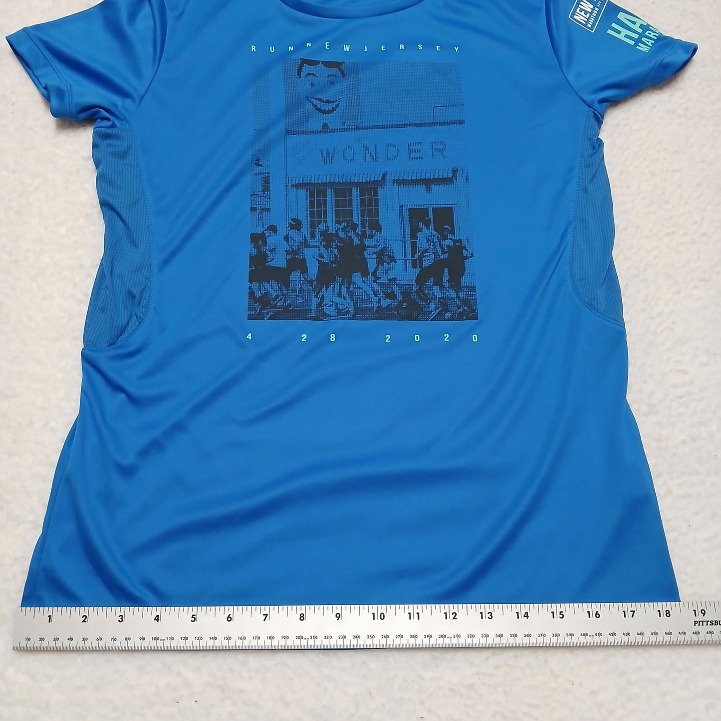 Diadora Men's Size M Unisex NJ Marathon T-Shirt Sport Performance Tee