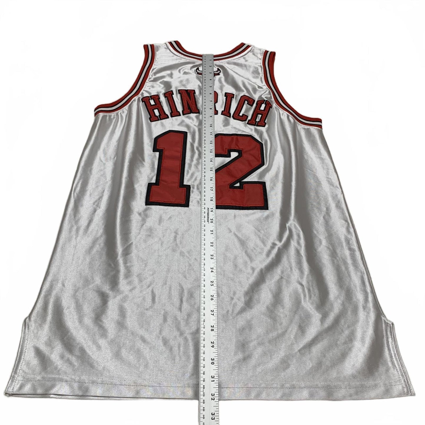 Chicago Bulls #12 Kirk Hinrich Basketball Jersey White Red No tags