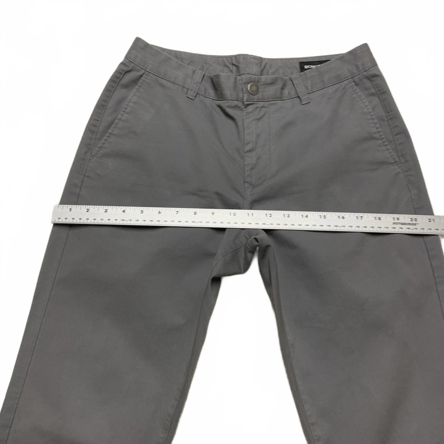 Bonobos Men's Size 33x30 Gray Chino Pants W31 X 30L Actual