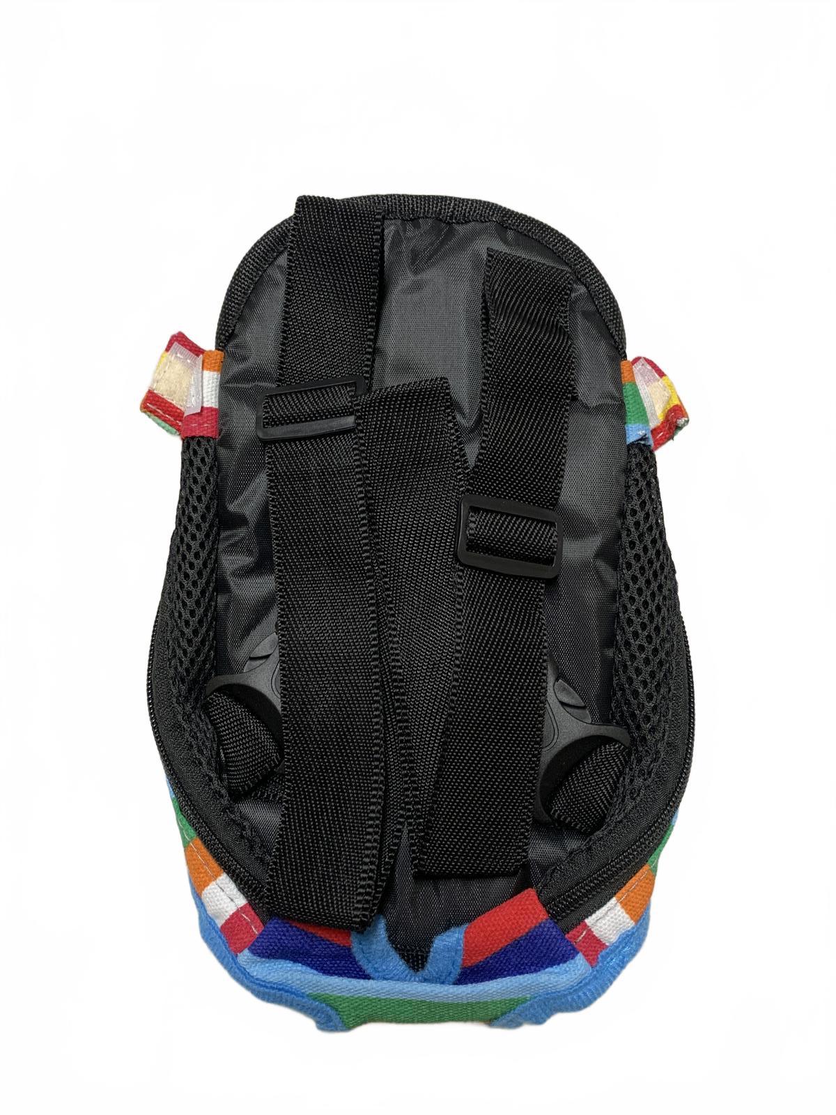 Colorful Striped Dog Harness Sz S Multicolor Adjustable Straps Unbranded