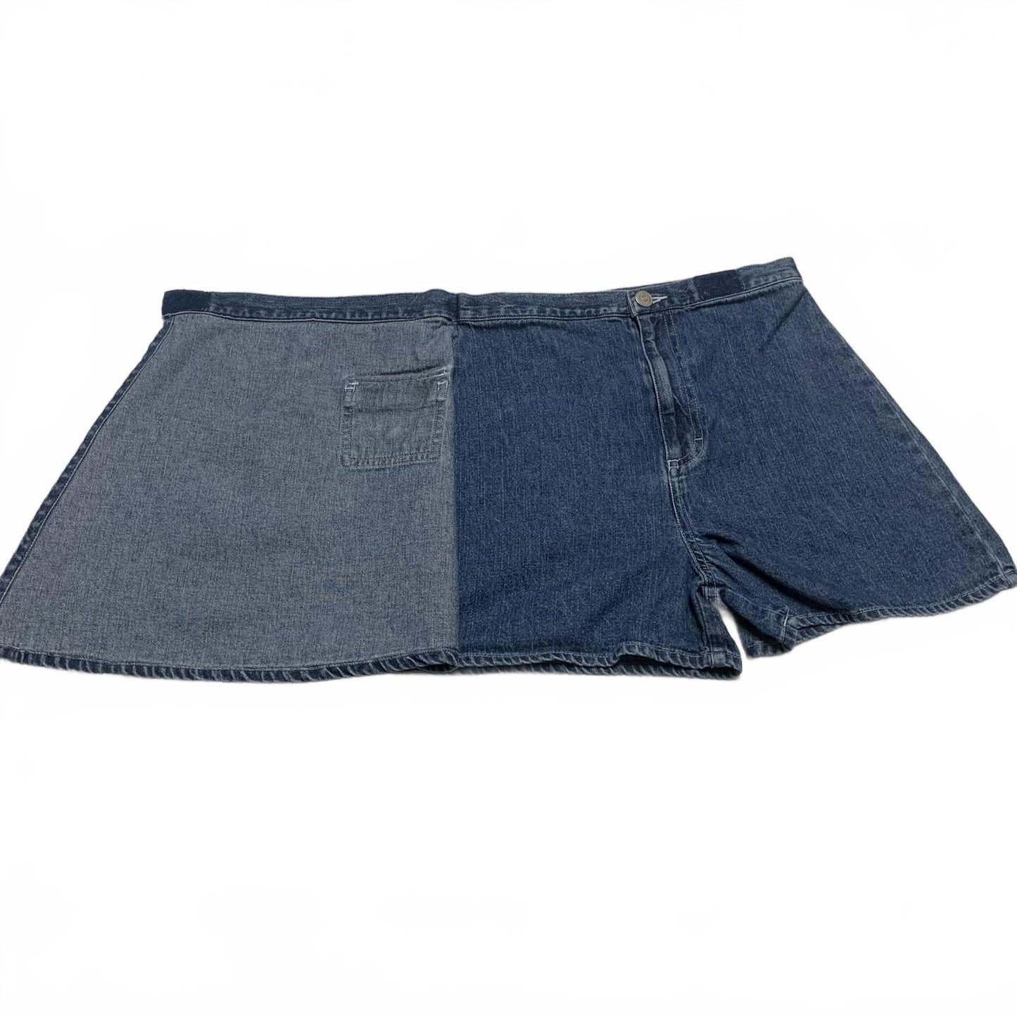 VTG OshKosh Genuine Girl Sz 14 Denim Blue Skort Skirt Sz 14 W23.5 Cotton