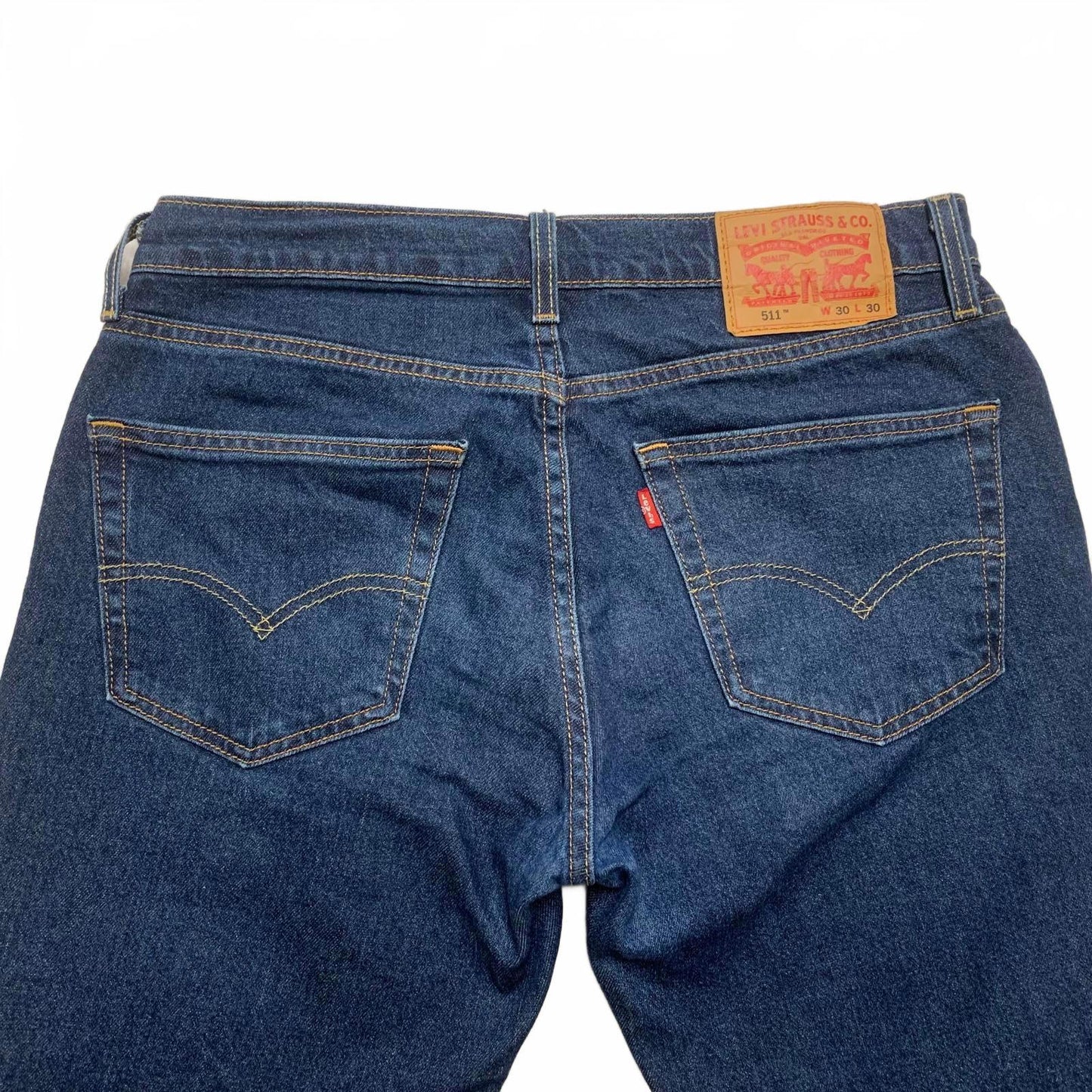 Levi's 511 Slim Fit Jeans Men's Size 30x30 Blue Classic 31 x 28.50 Actual