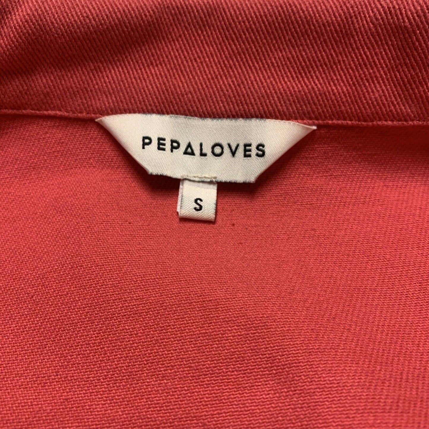 Anthropologie Pepaloves Women’s Small Cranberry Jean Jacket