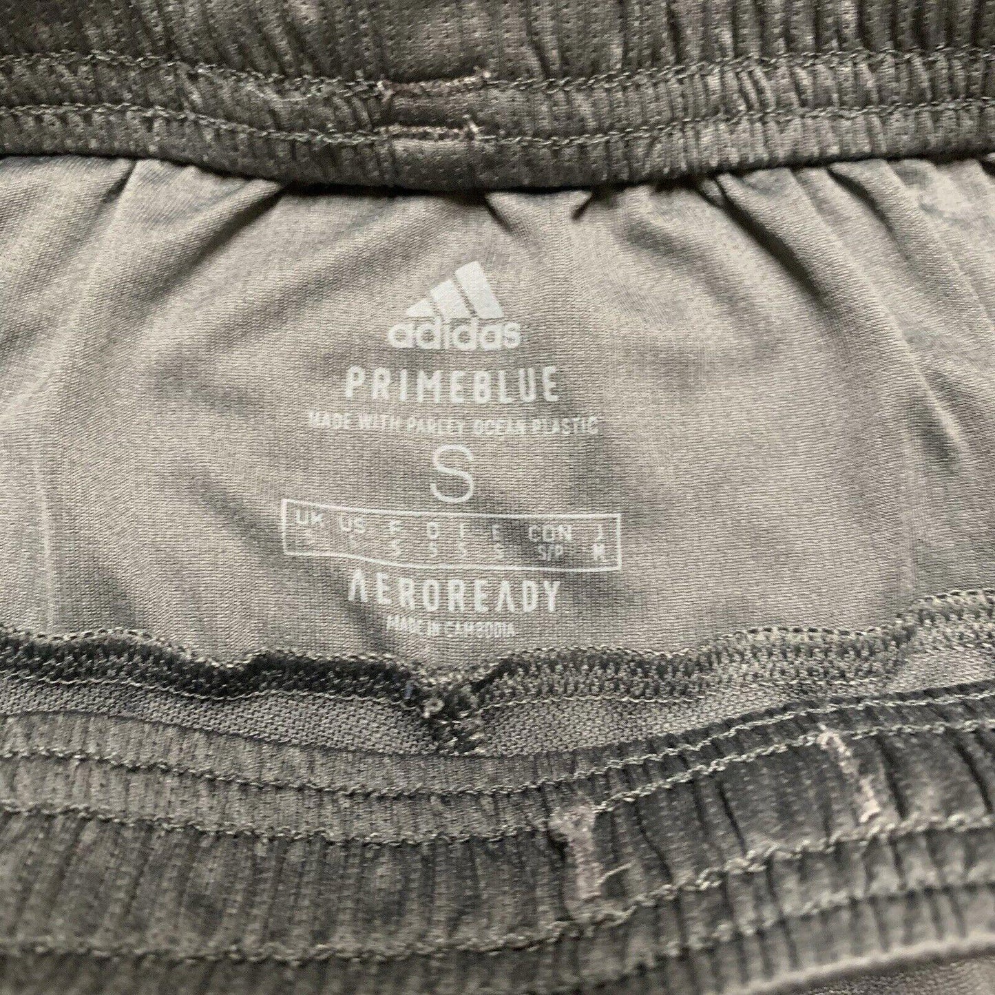 Adidas Primeblue Shorts Size S Gray Designed 2 Move 3-Stripes