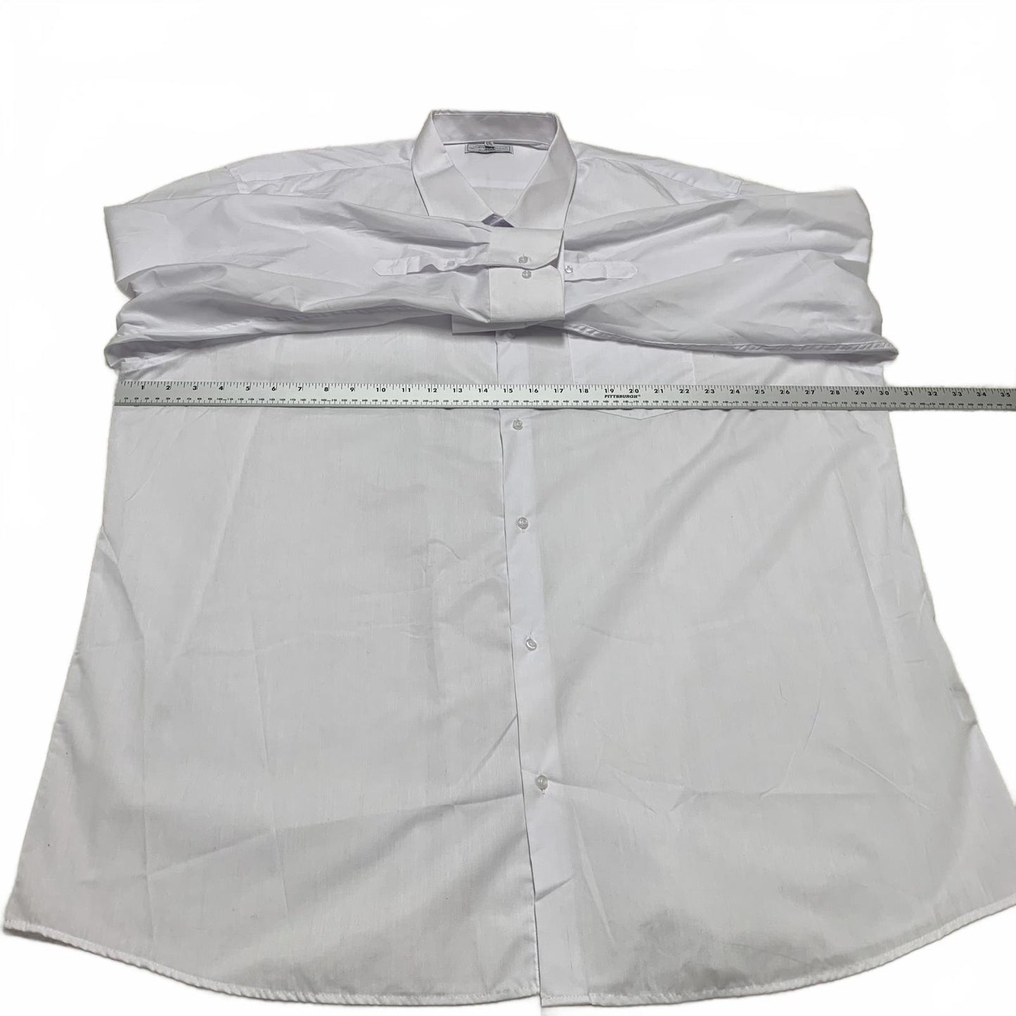 Boltini Men's 4XL White Classic Fit Button Dress Shirt 20-20.5
