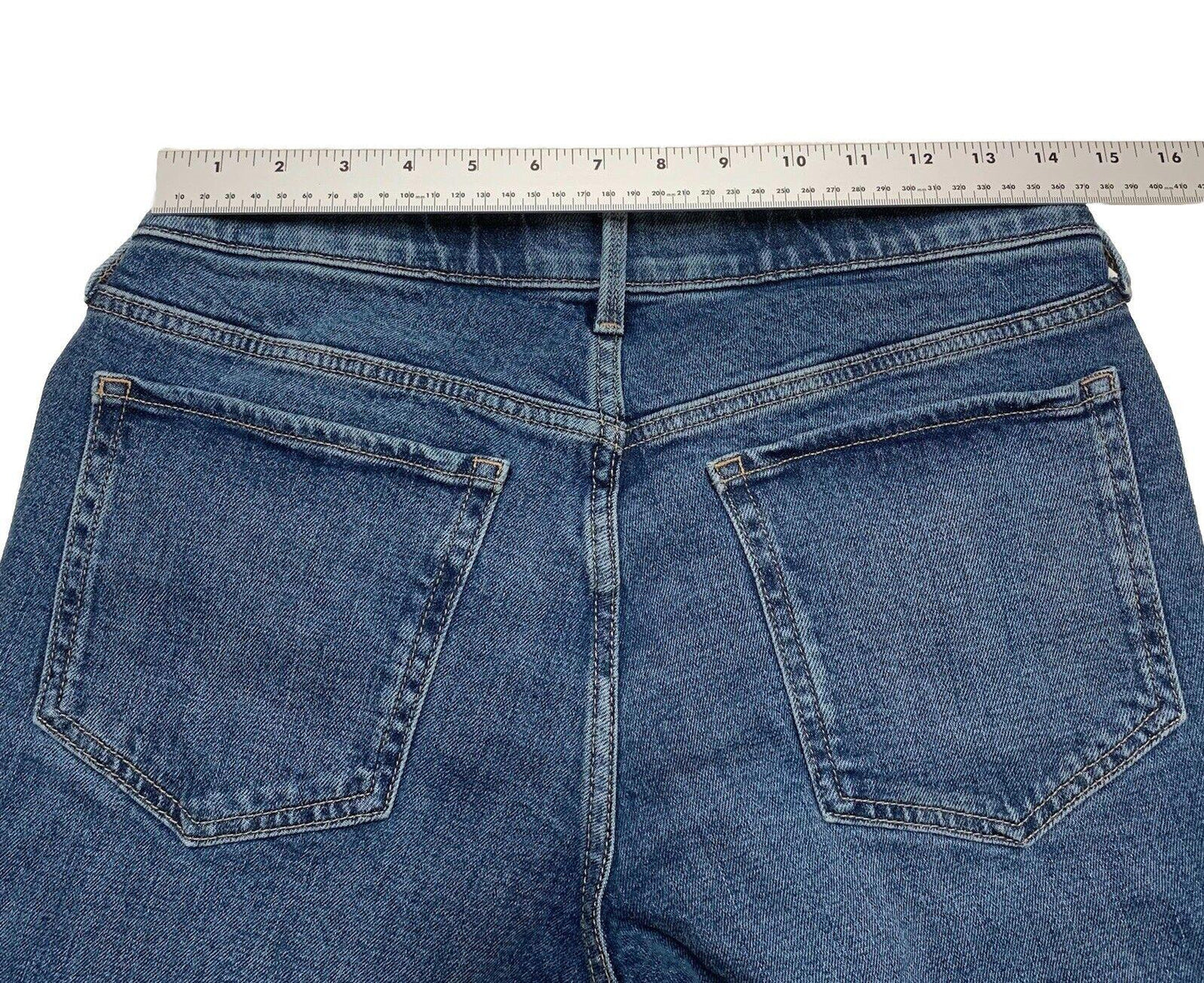 Old Navy Maternity O.G. Size 8 Blue Straight Jeans - Comfortable Fit