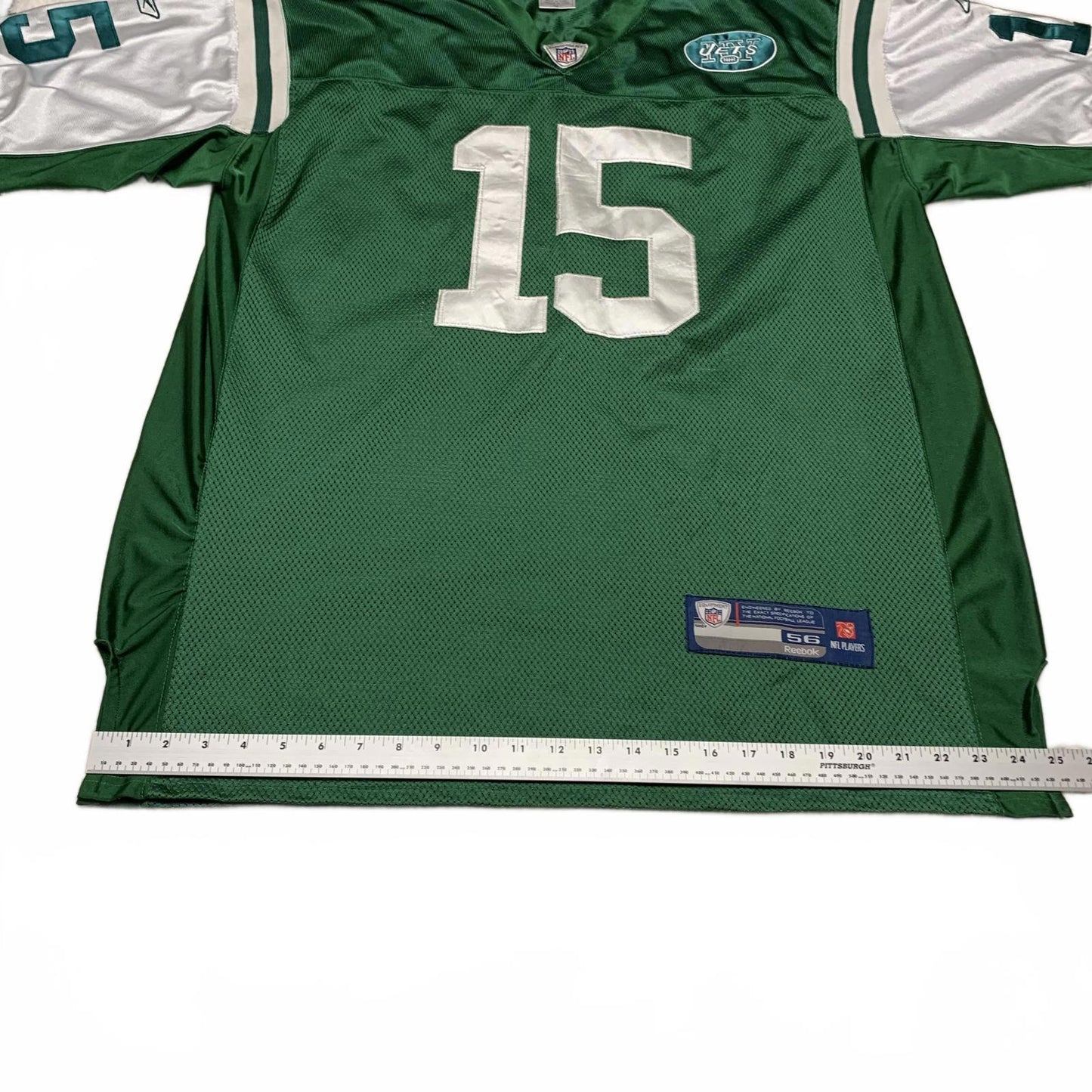 Vintage Y2K Reebok NFL New York Jets Tim Tebow #15 Jersey Sz 56 Green On Field