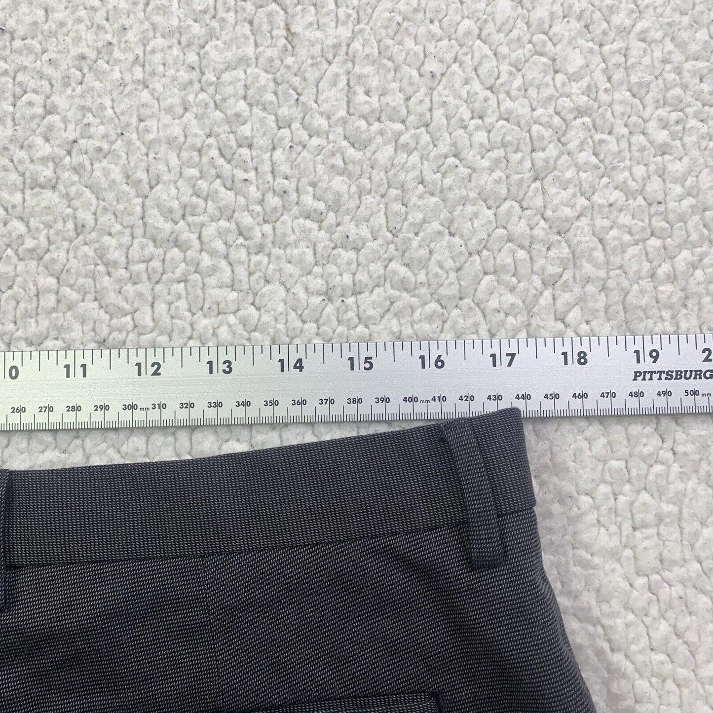 Banana Republic Pant Cotton Gray Charcoal Sz 34/30 Non-Iron