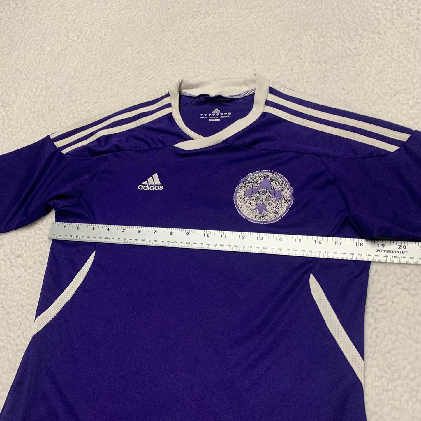 Adidas Clima Cool Men's Medium Purple Soccer Jersey