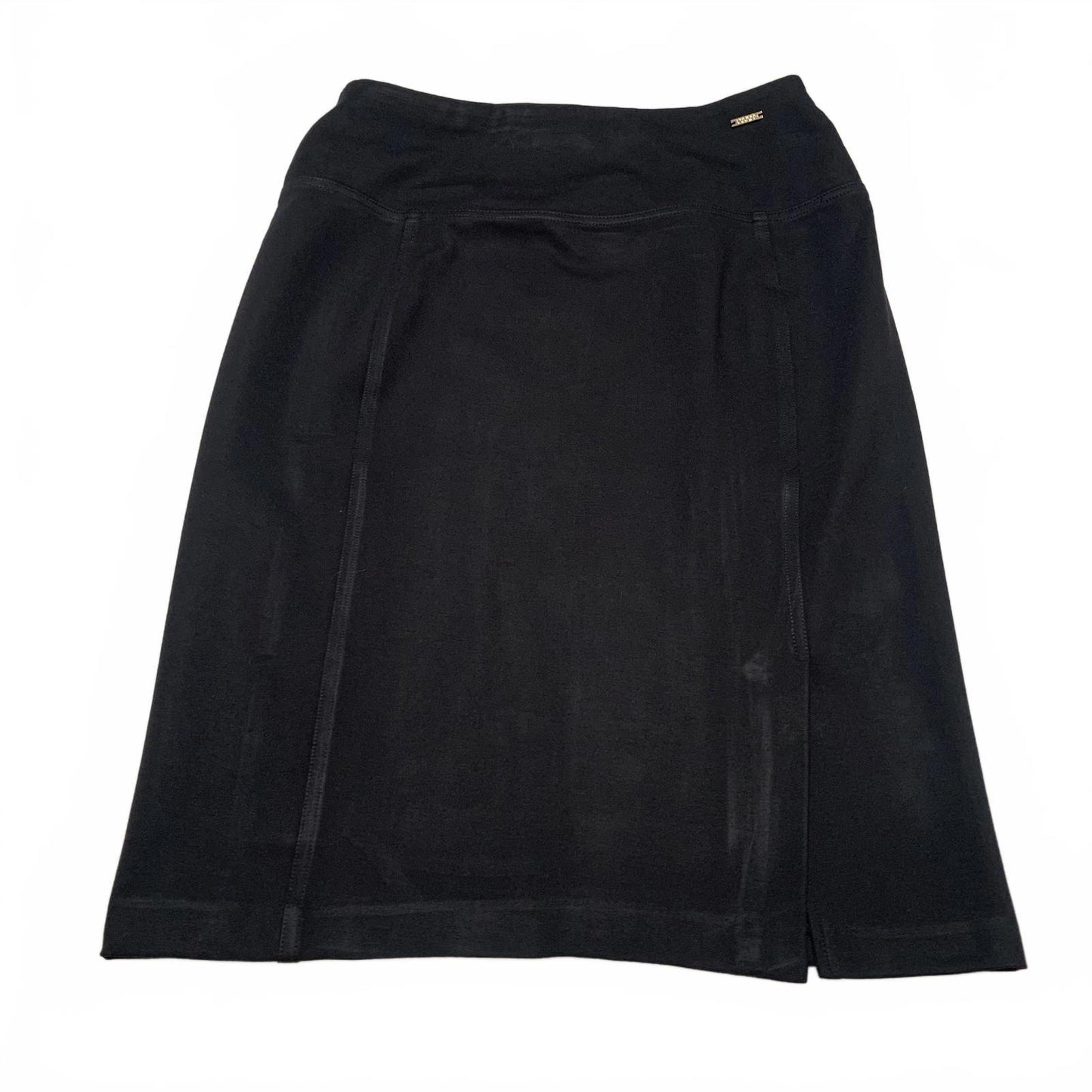 Ivanka Trump Womens Black Elegant Pencil Skirt Stretch 30" Waist Pull On