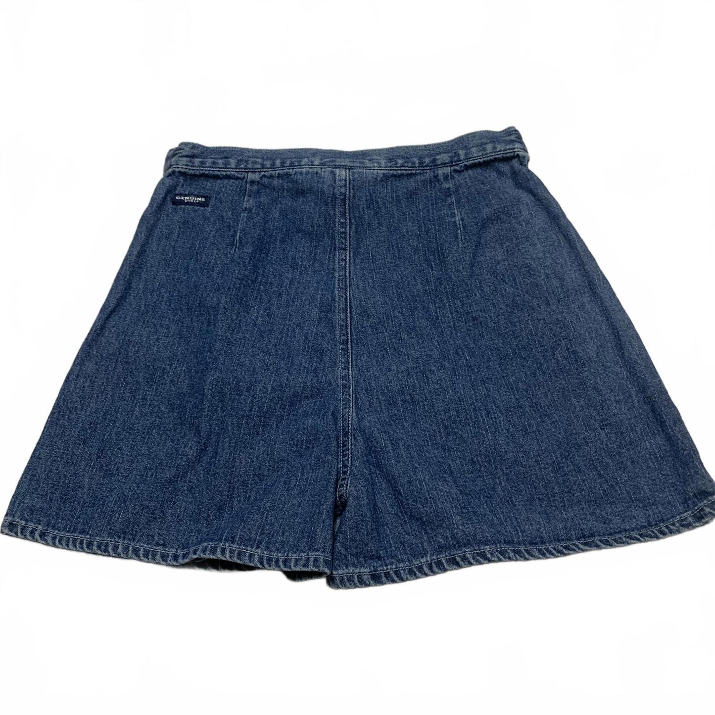 VTG OshKosh Genuine Girl Sz 14 Denim Blue Skort Skirt Sz 14 W23.5 Cotton