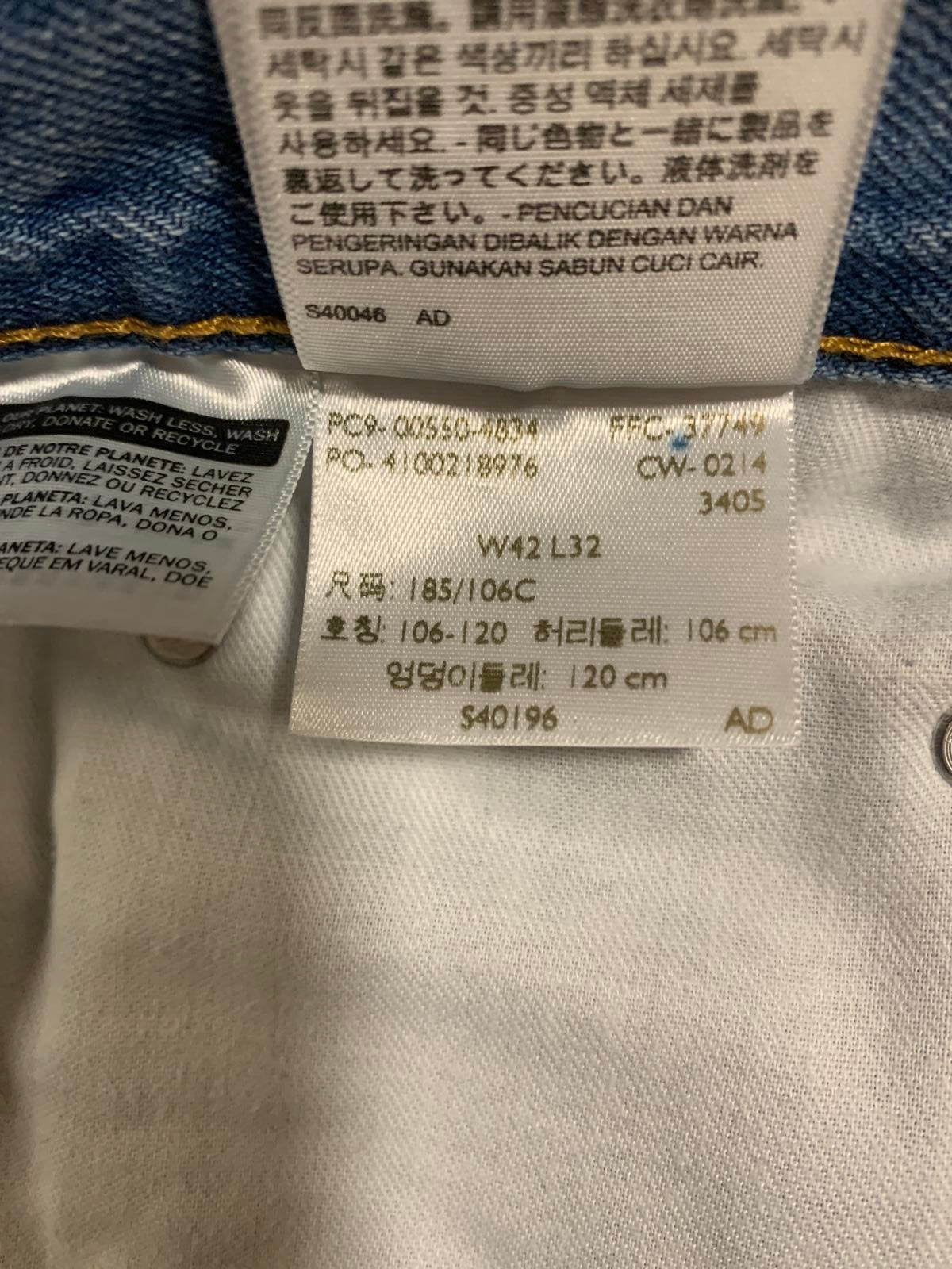 Levi’s 550 Men's Altered Blue Sz 42 Denim Shorts W41.5 Actual