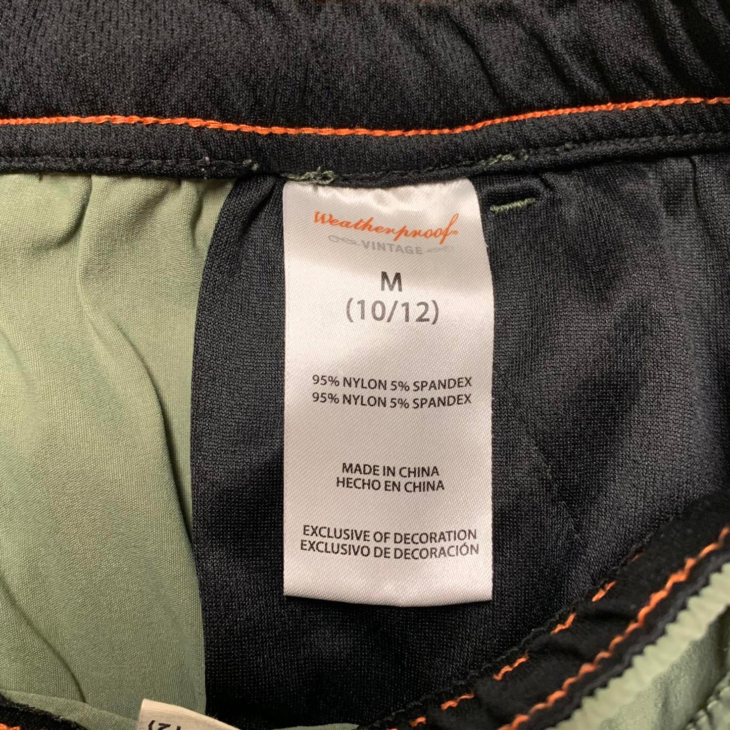 Weatherproof Vintage Cargo Shorts Kids Sz M (10/12) Olive Green W24