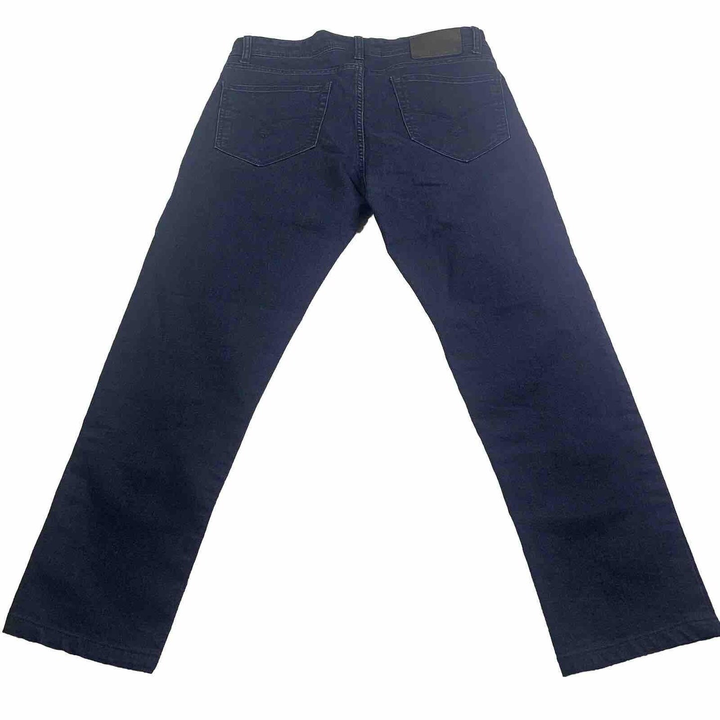 Jack of Spades Men's Jeans 33 x 26.5 Altered Dark Blue Straight Leg Classic Fit