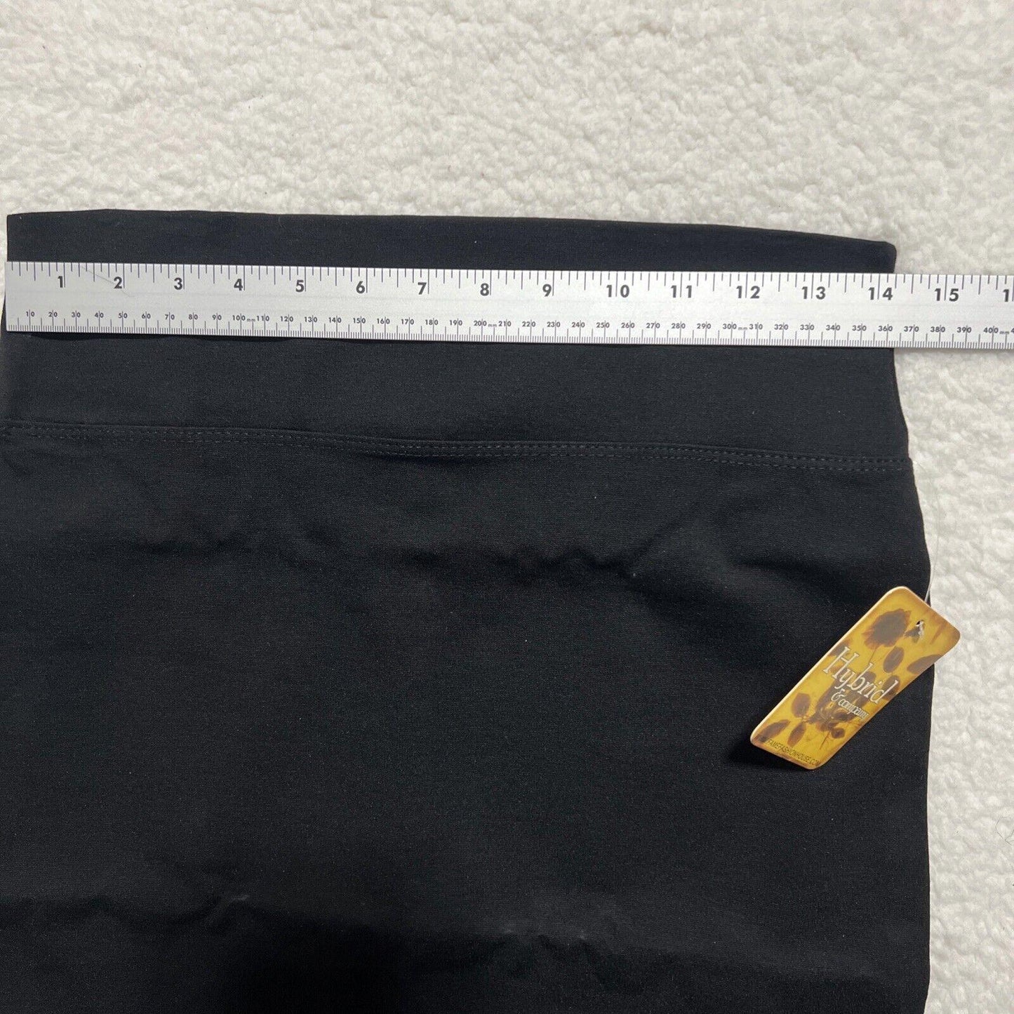 Hybrid & Company Women’s Large Black Skirt Spandex Pencil Cut Work Office