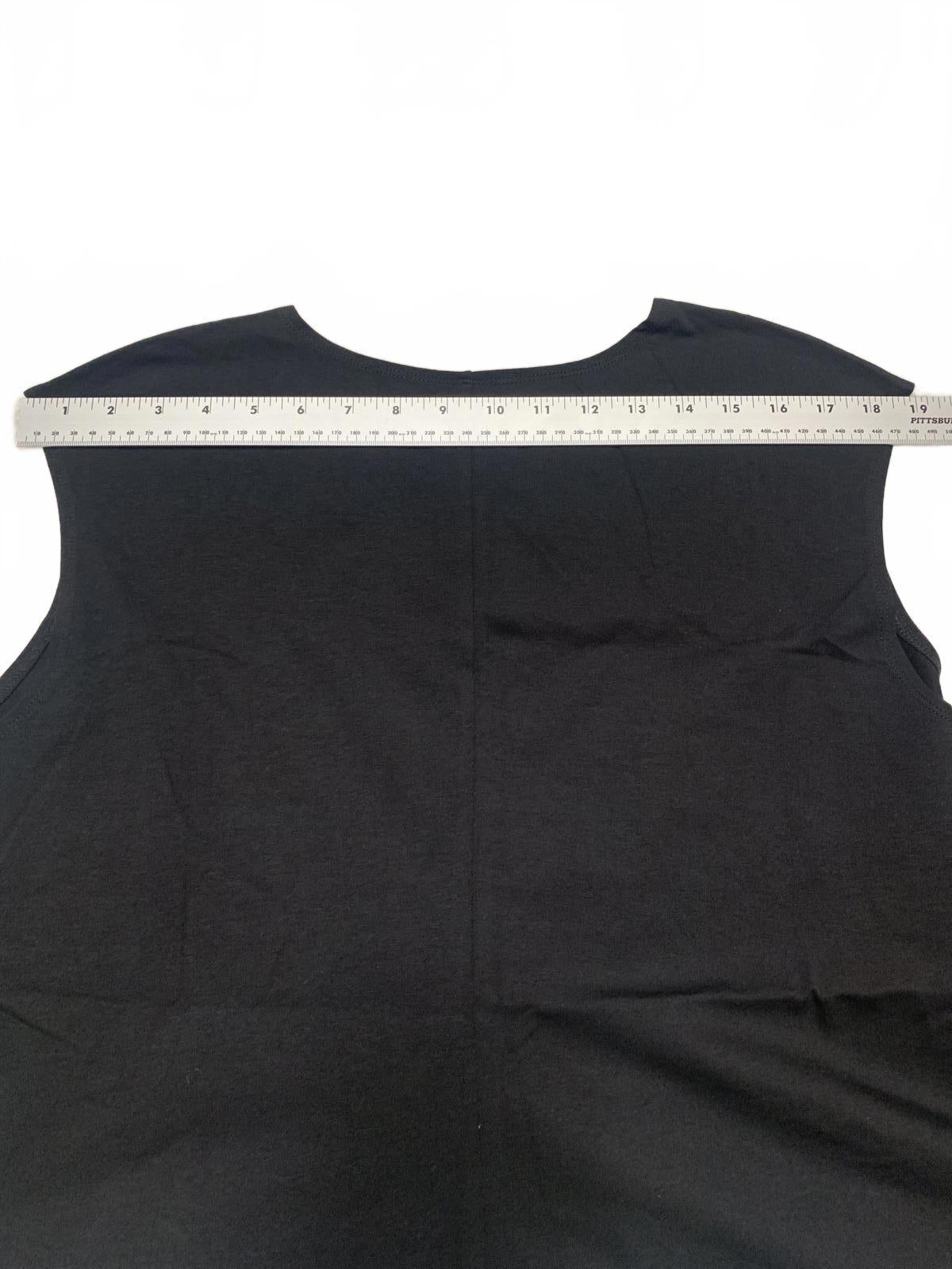 NIC+ZOE Women's Sz XXL Black Sleeveless Top Pullover NWT