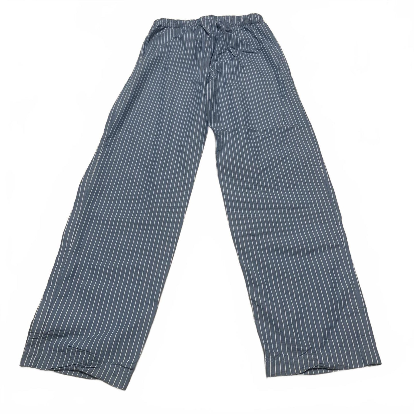 Cyrillus Paris Boys Sz 14A Blue Striped Lounge Pants Pajamas Cotton W25.5x29L