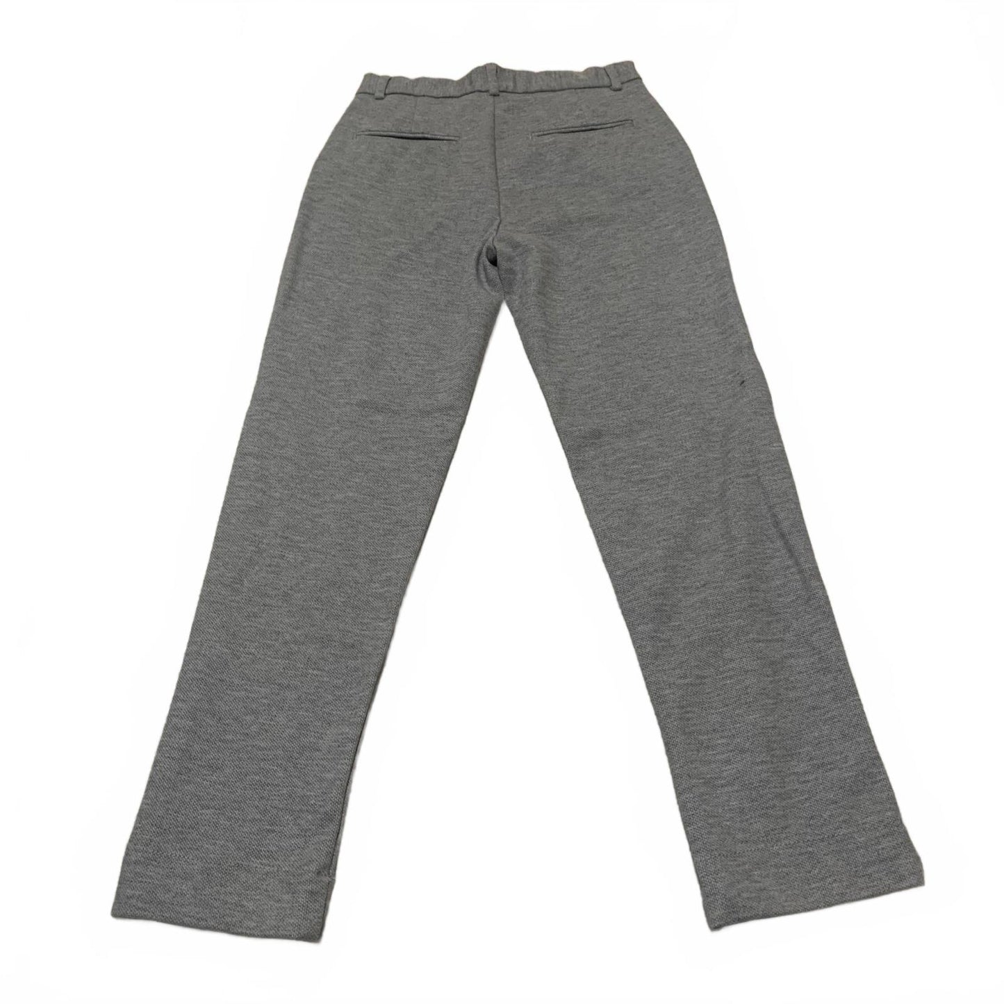 Zara Boys Size 11-12 Gray Straight-Leg Pants Turkey W24X25L