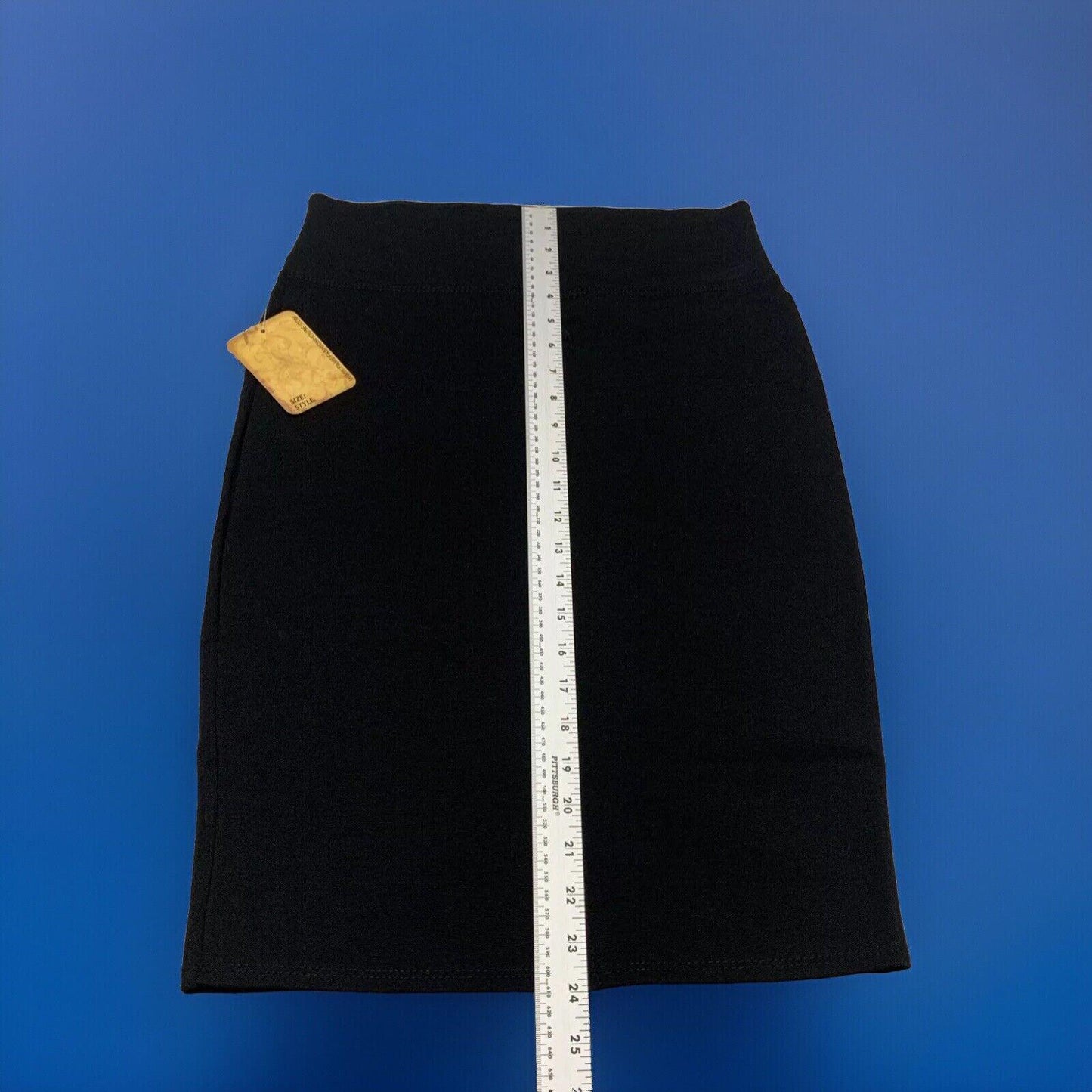 Hybrid & Company Women’s Large Black Skirt Spandex Pencil Cut Work Office