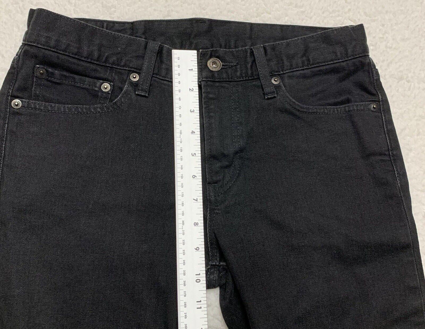 UNIQLO Girls Size 5 Black Jeans Slim Fit Straight Legs from Japan