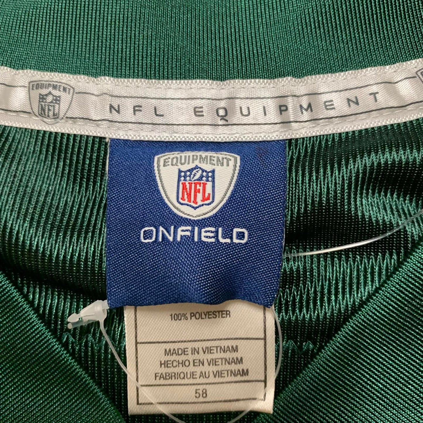 Reebok New York Jets Mark Sanchez #6 Jersey Sz 58 Football NFL Onfield